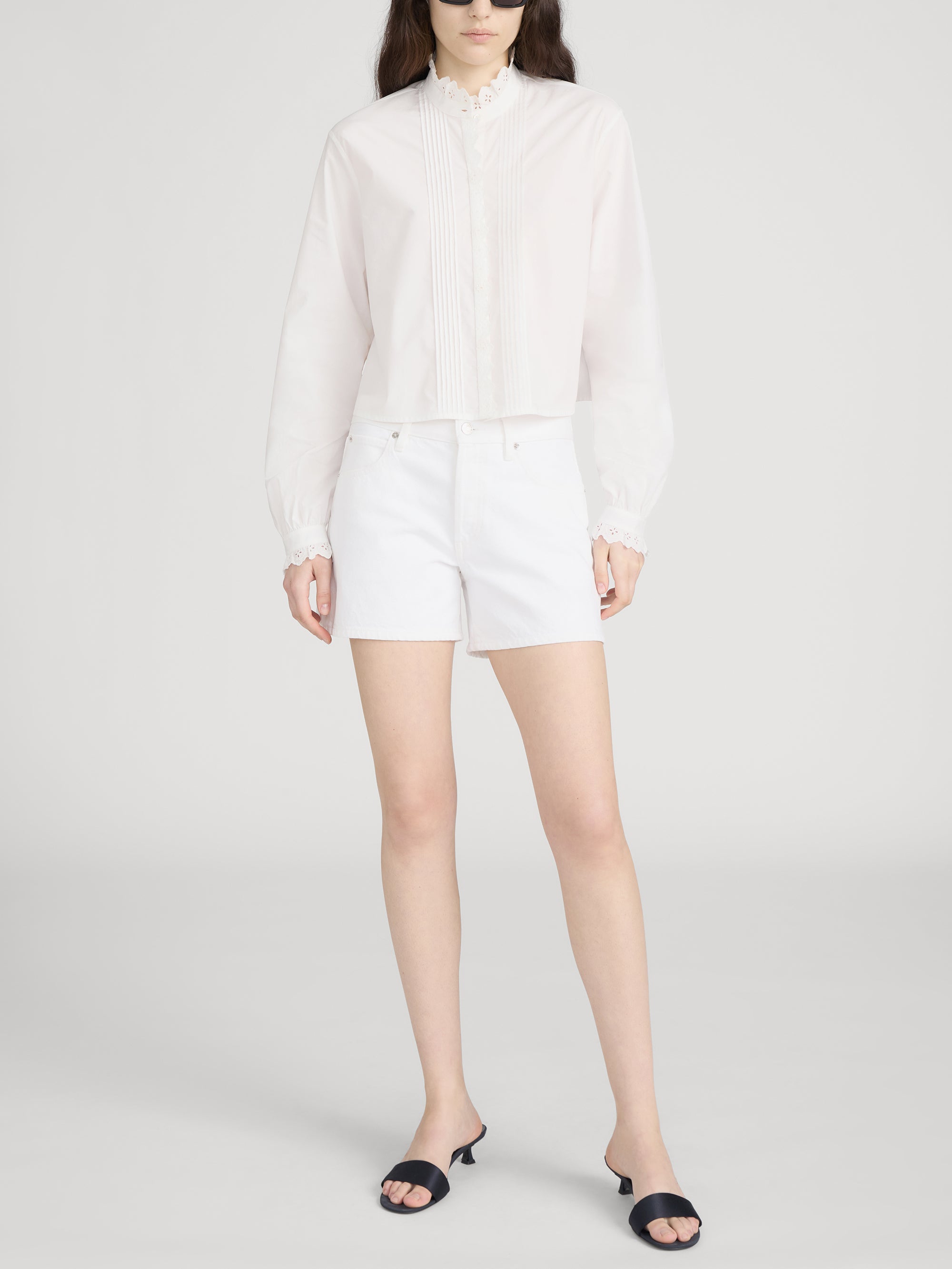 Shorts On Model Front 
