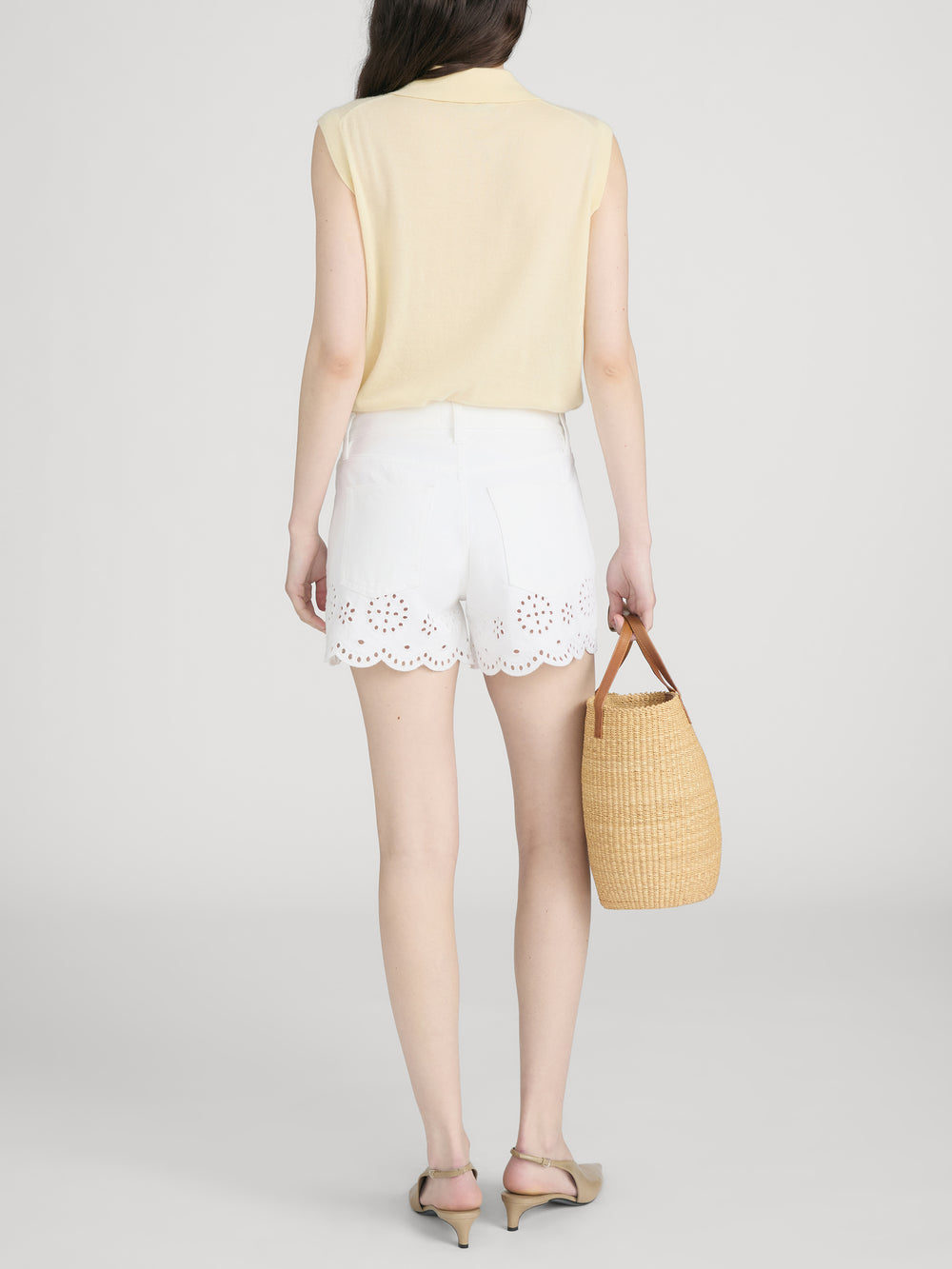Short on model back 