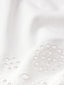 The Eyelet Hang Short Long -- White