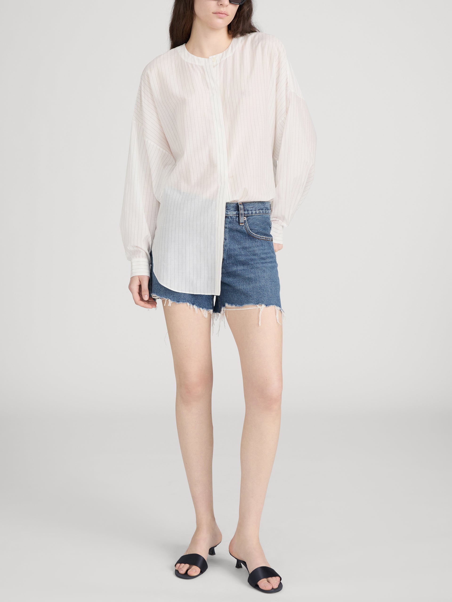 Jean Short On Model 