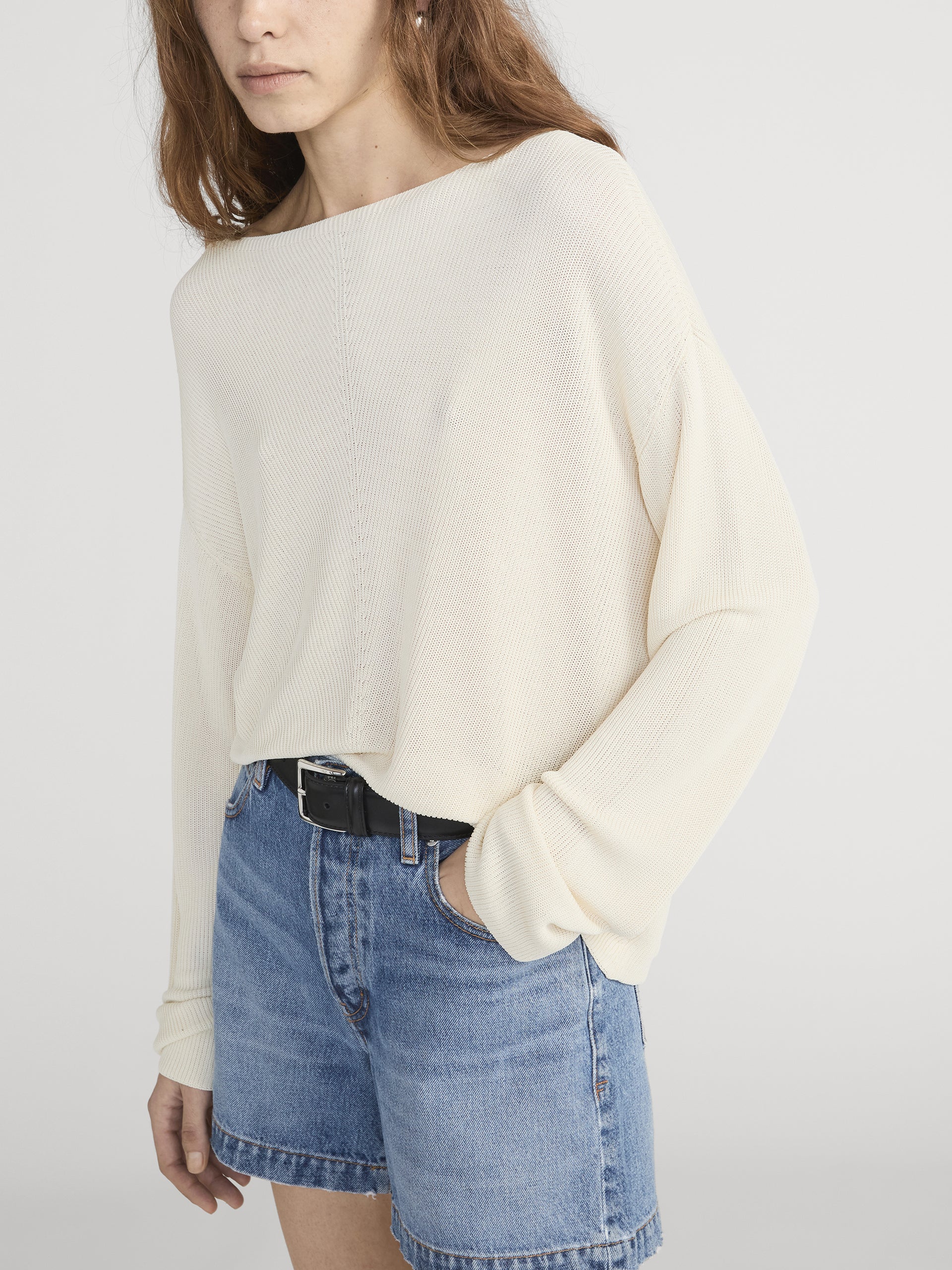 Sweater On Model Side 