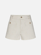 The Cruise Short -- Flax Stripe