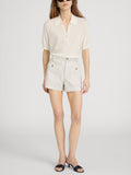 Shorts on model front 