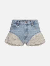 The Crochet Ruffle Short -- Outlaw