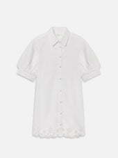 The Eyelet Play Dress -- White