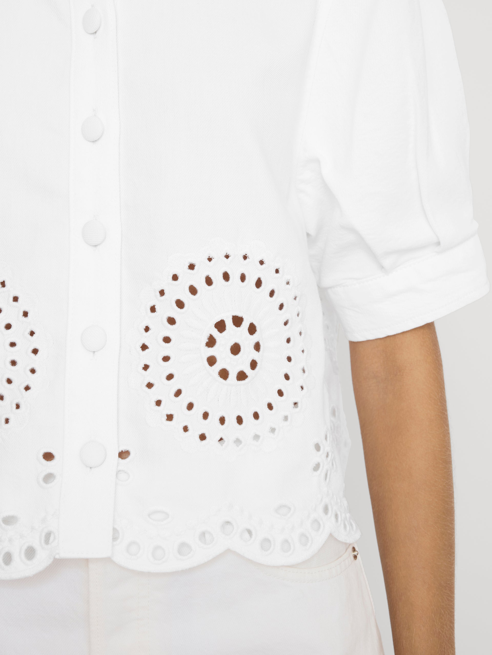Shirt on model detail 
