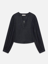 The Off Duty Long Sleeve Popover -- Rinse