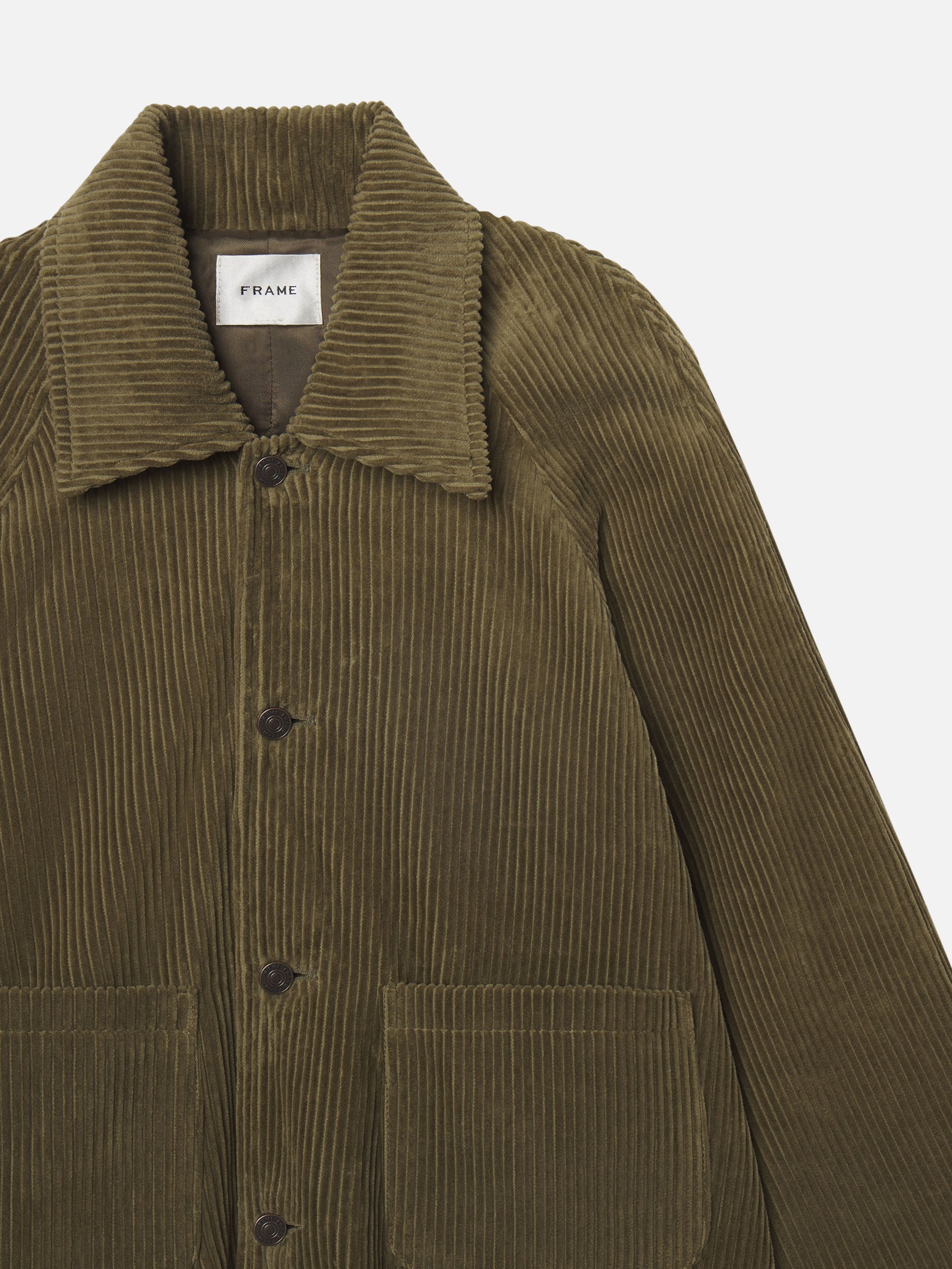 THE CORDUROY SWING JACKET ARTICHOKE