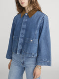 The Mini Denim Swing Jacket -- Sonic