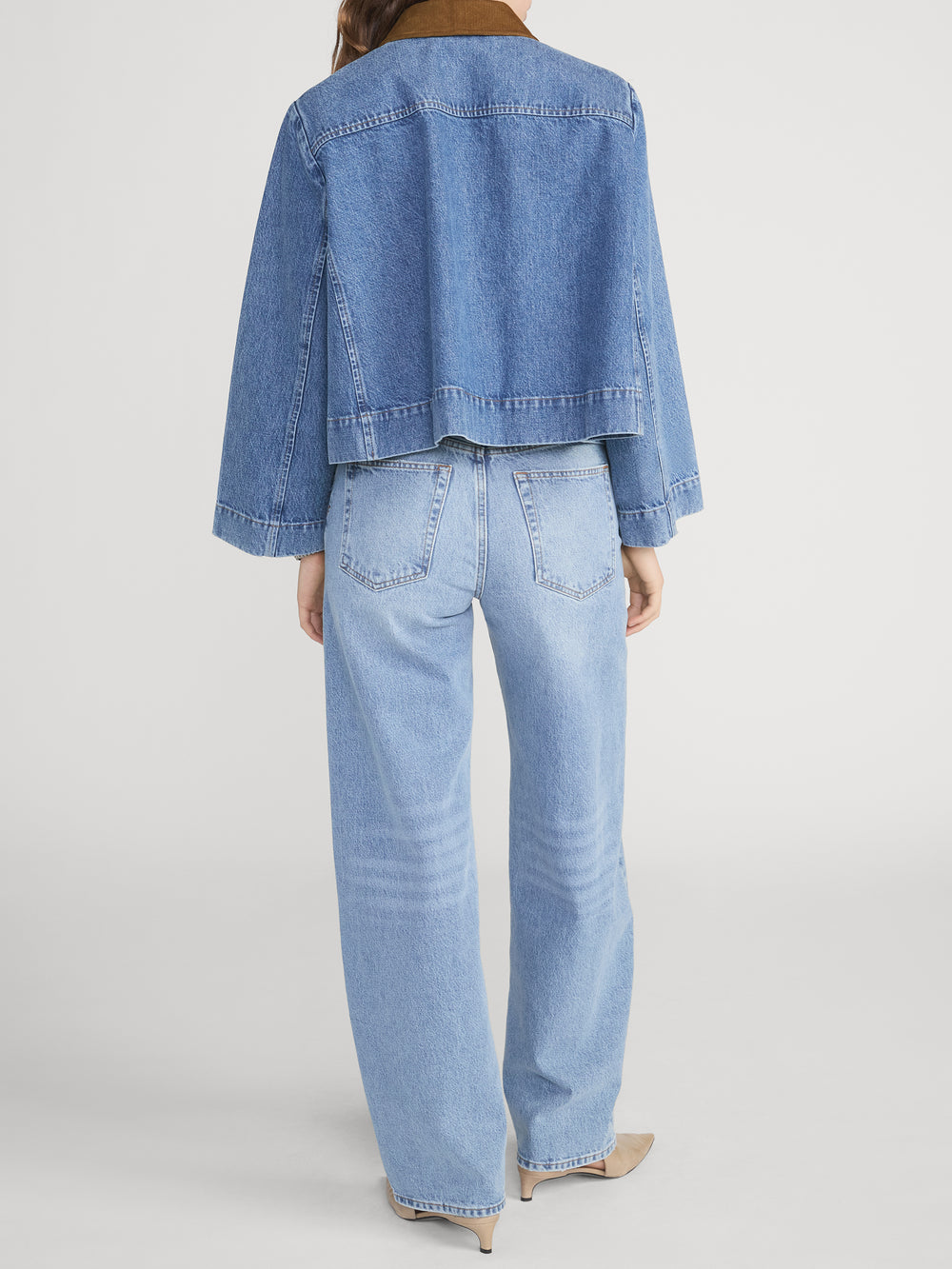 The Mini Denim Swing Jacket -- Sonic