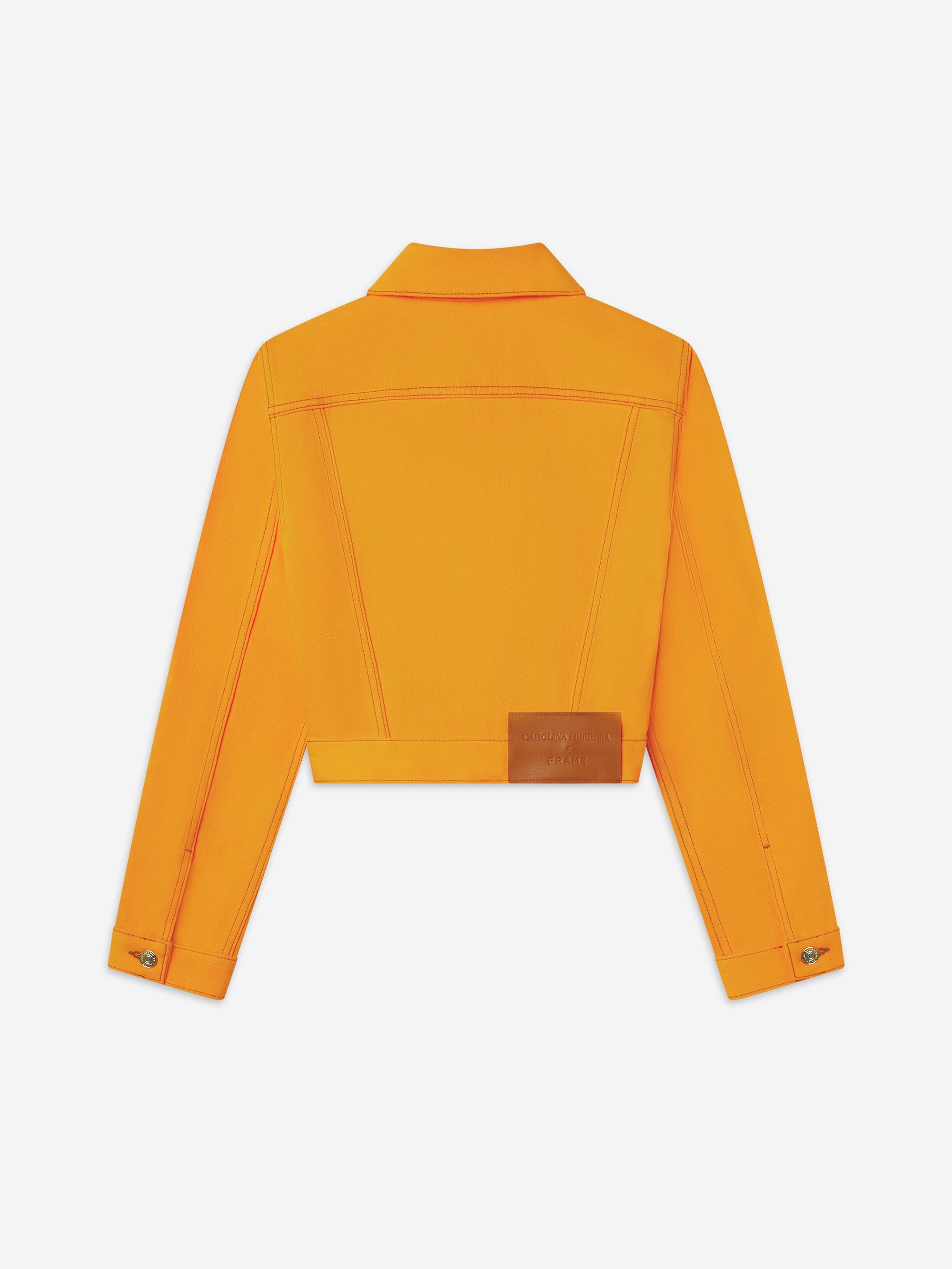 THE TAILORED DENIM JACKET MARIGOLD