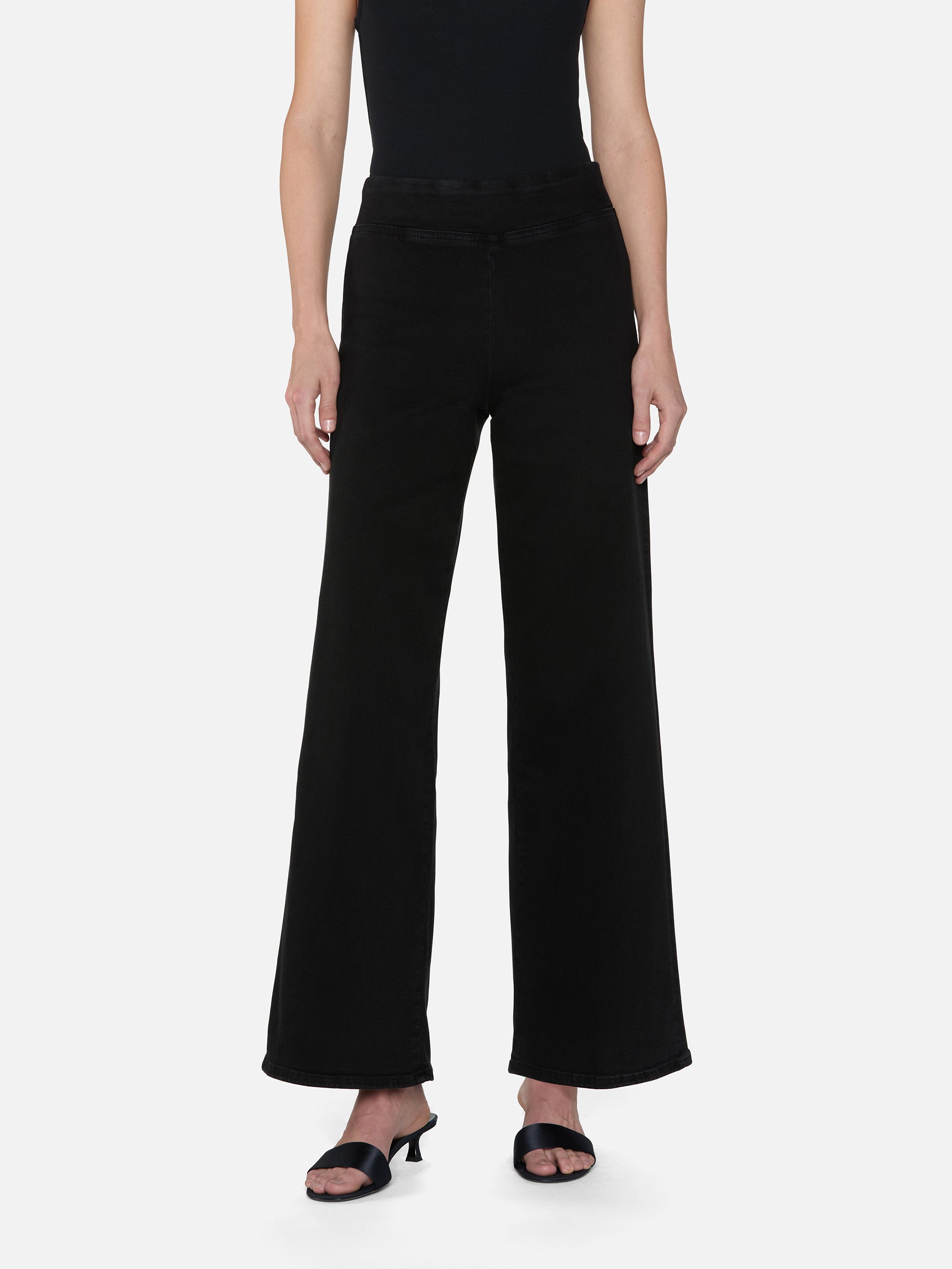 JETSET SLIM PALAZZO SHEEN NOIR