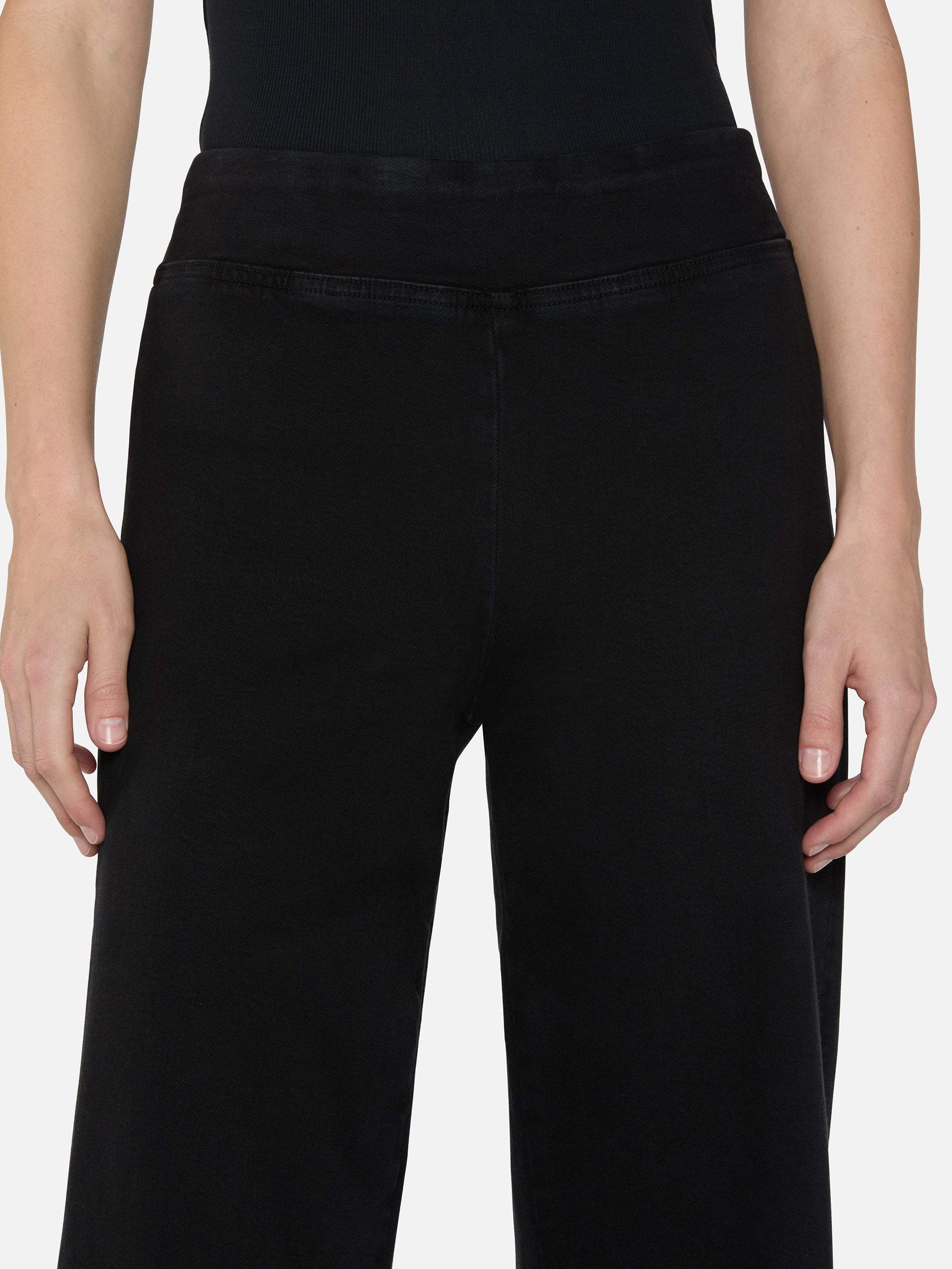 JOSEMOON SLIM FRALE PANTS ブラック36 Josemoon】SLIM FRALE PANTS 36