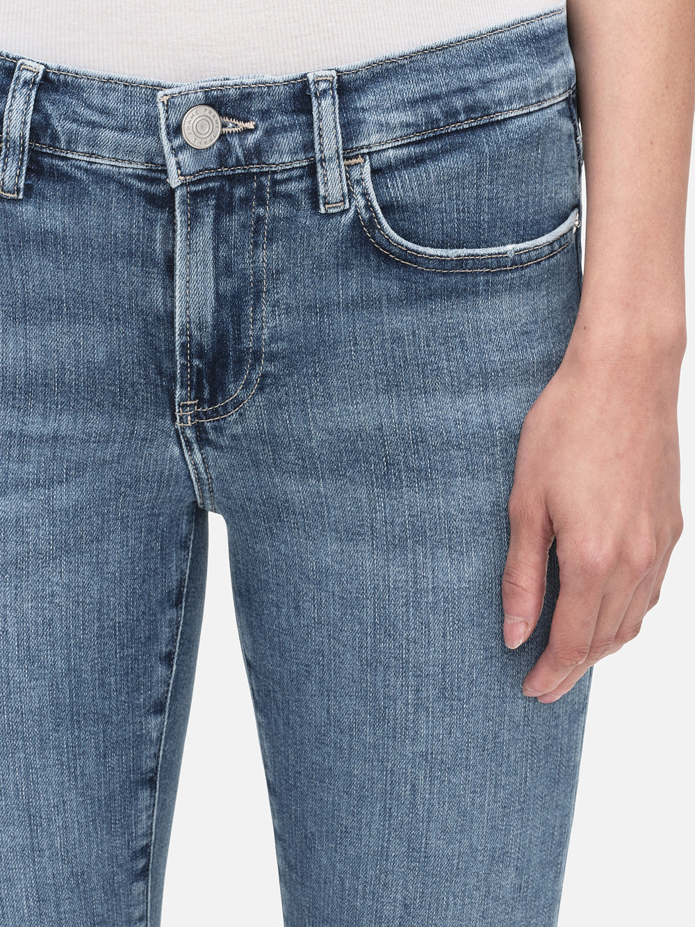 Boyfriend jeans Escada Navy size 36 FR in Cotton - 39395900