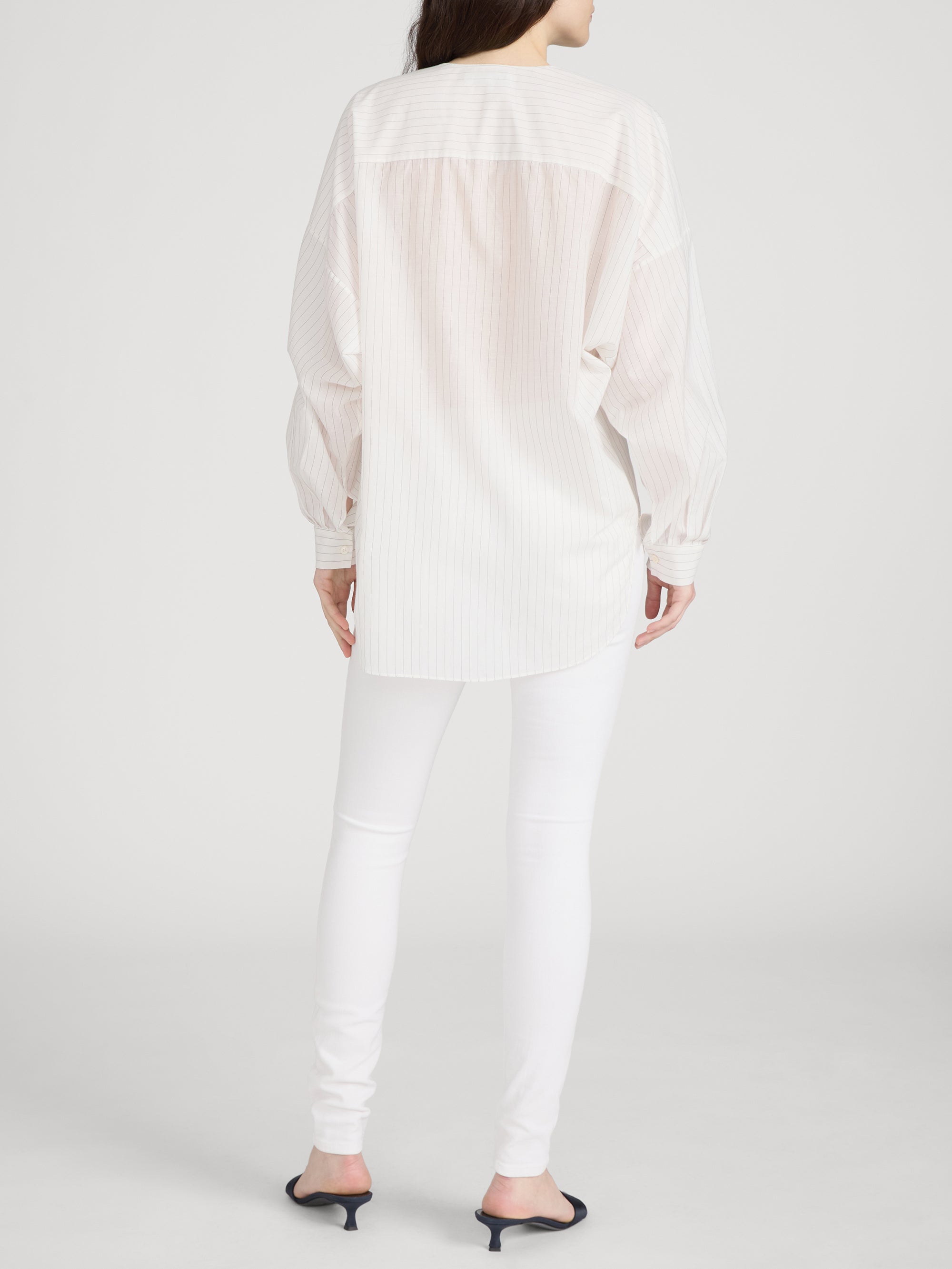 Jean on model back 
