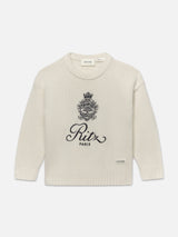 Ritz Kids' Cashmere Sweater -- Off White