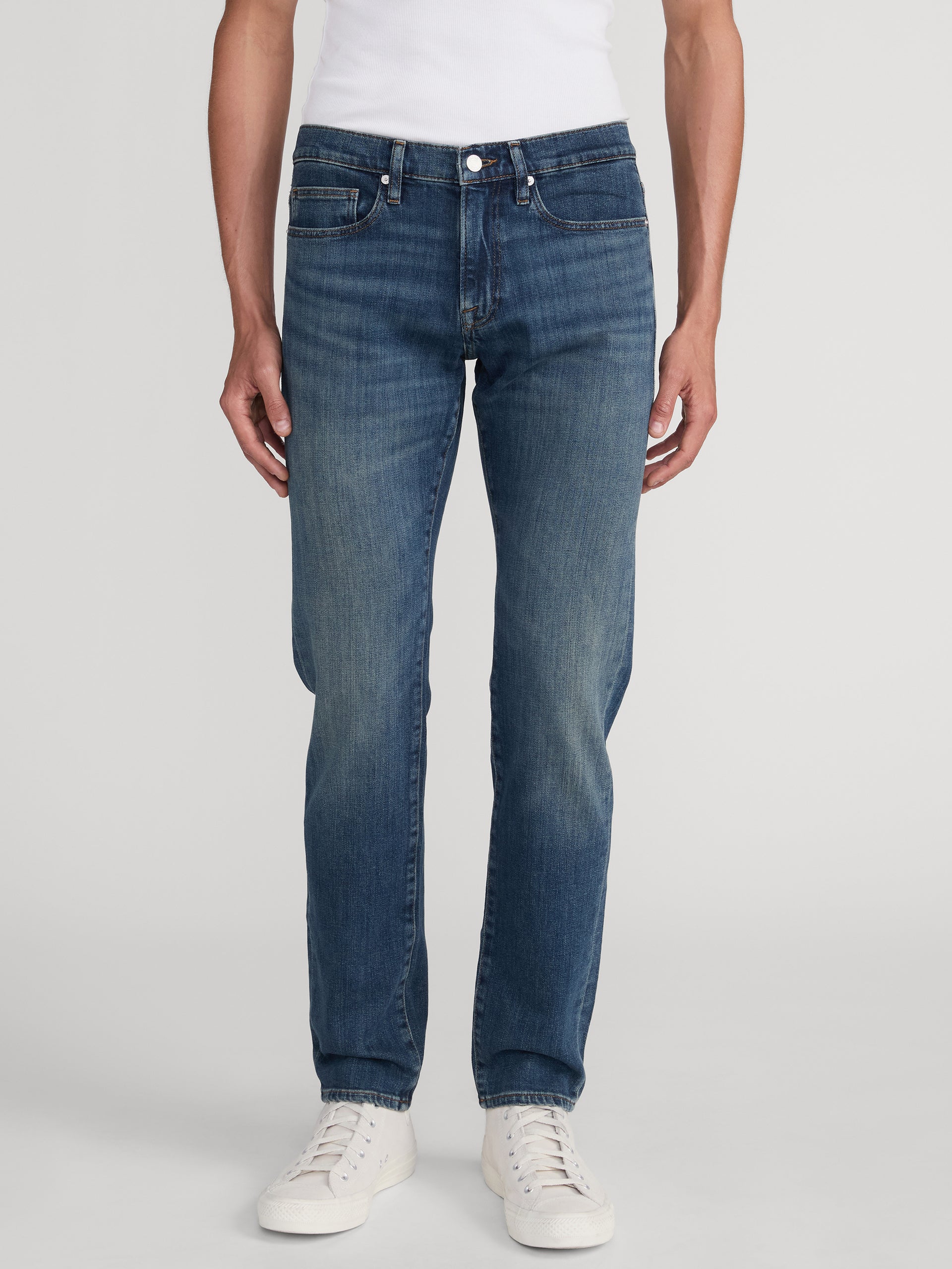 jeans full front view