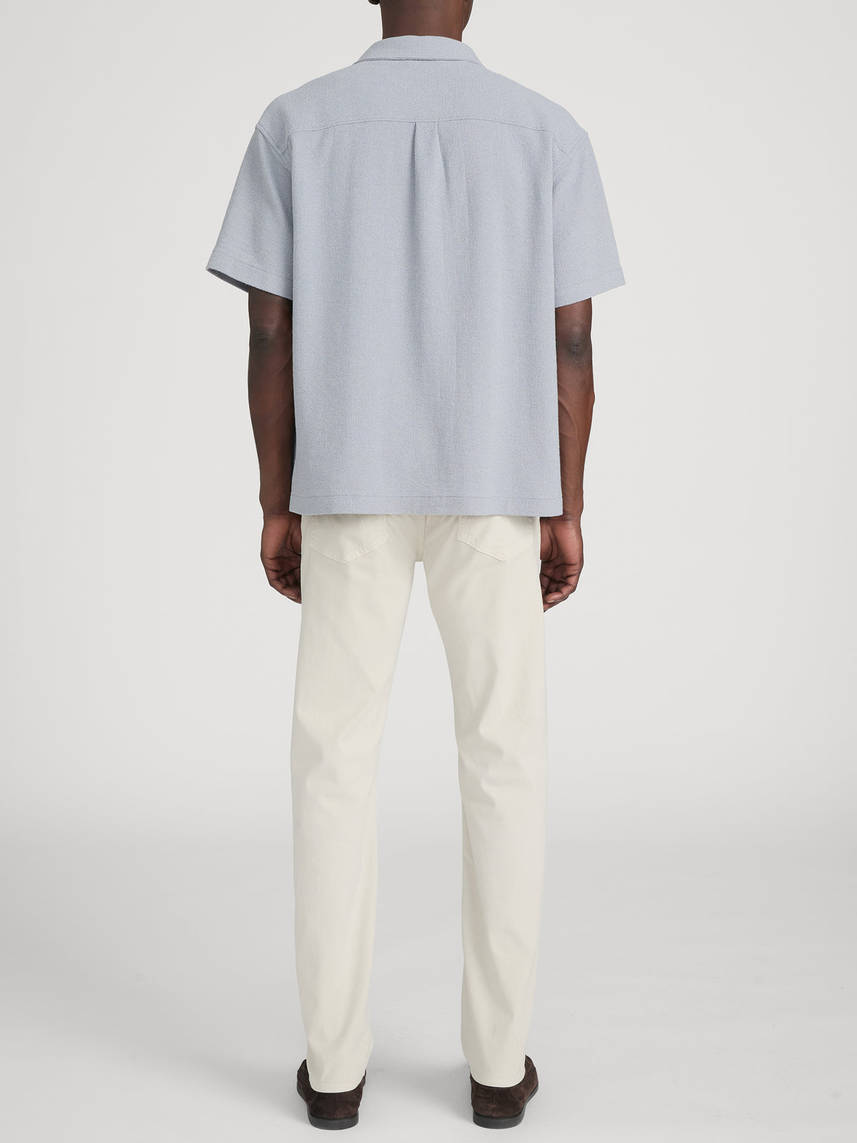 Pant on model back 