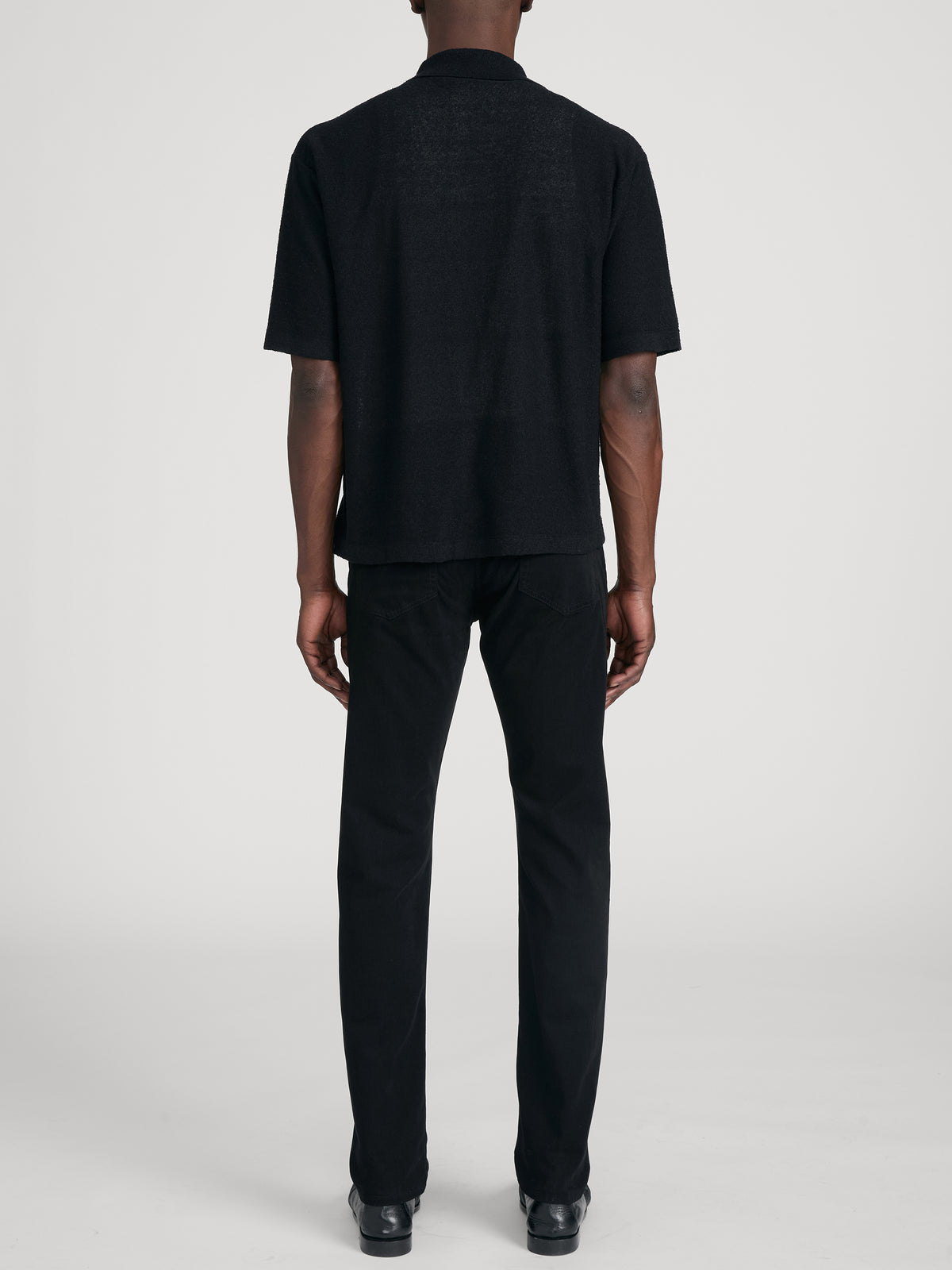Jean on model back 