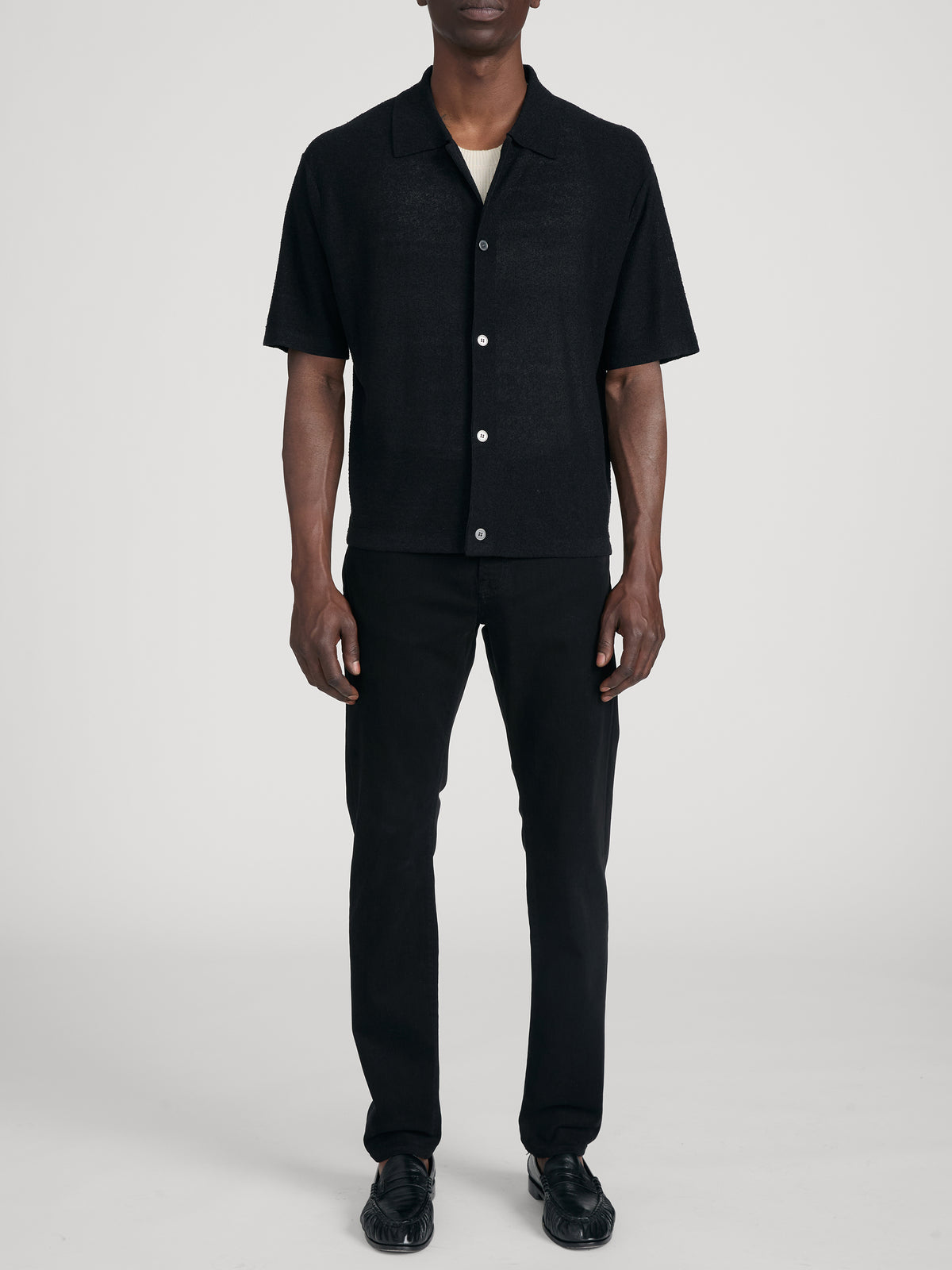 Jean on model front 