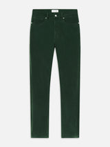 L'Homme Slim Brushed Twill -- Dark Emerald