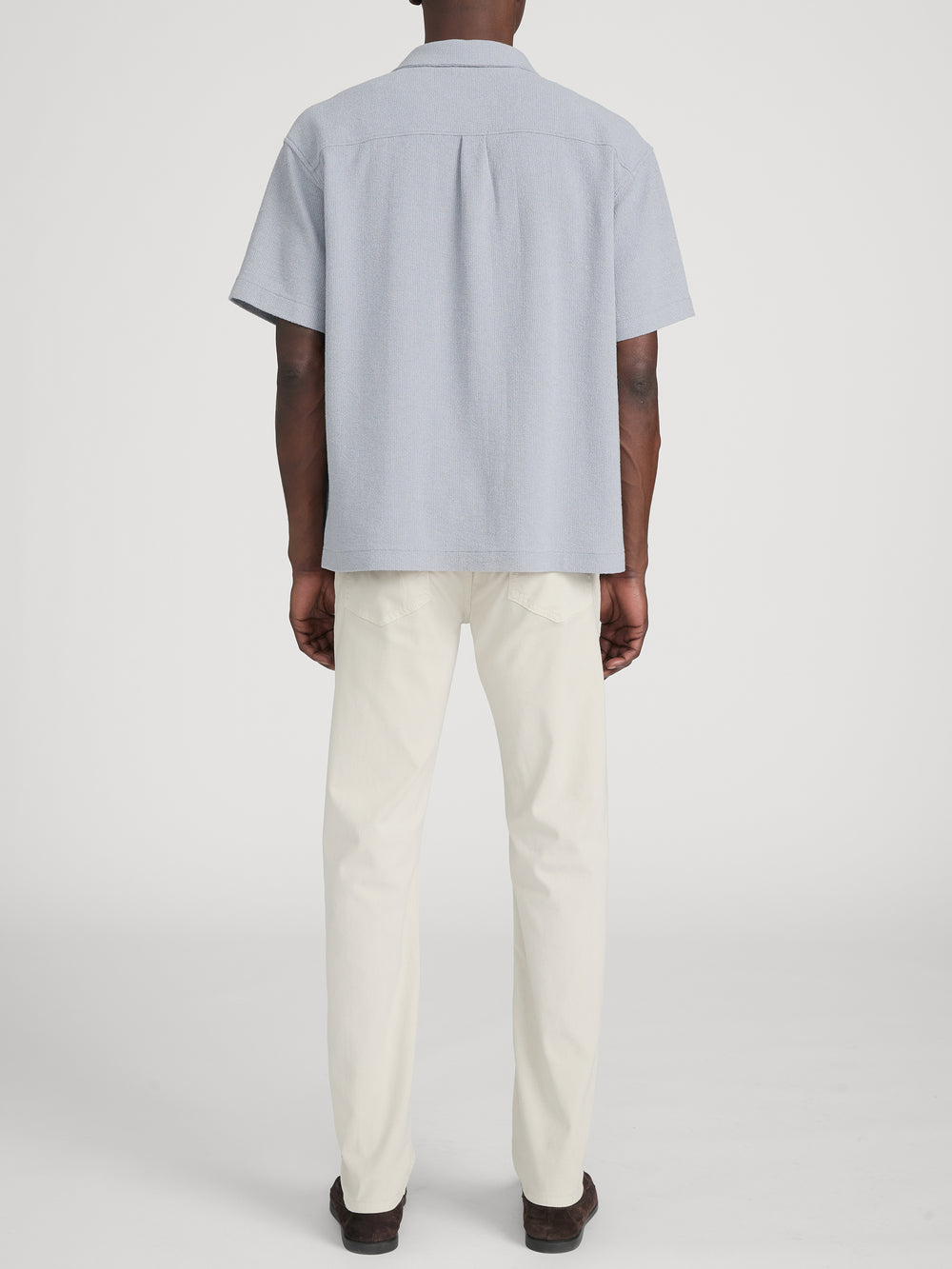 Pant on model back 