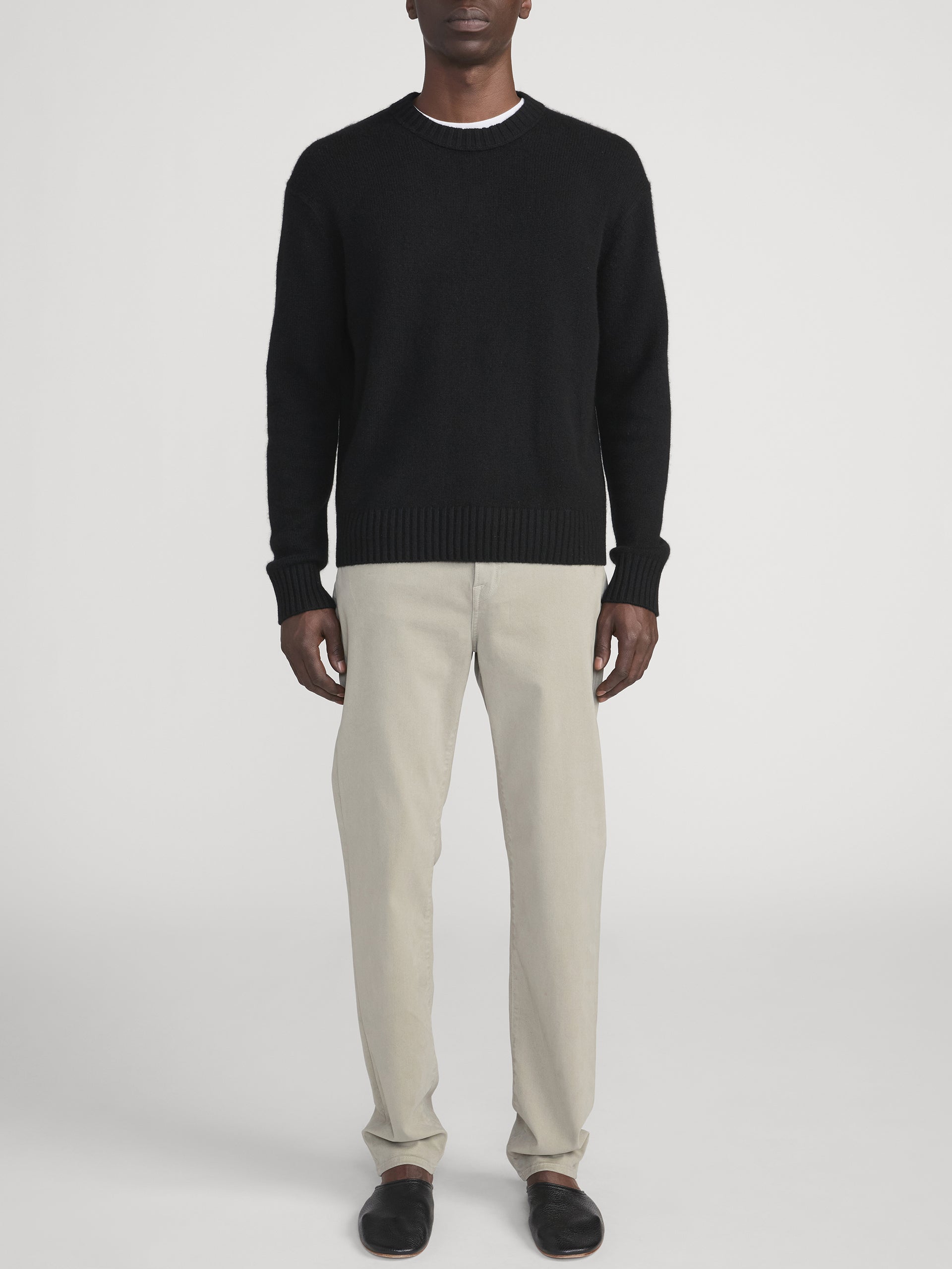L'Homme Slim Brushed Twill -- Mintleaf