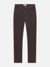 L'Homme Slim Brushed Twill -- Mud Grey