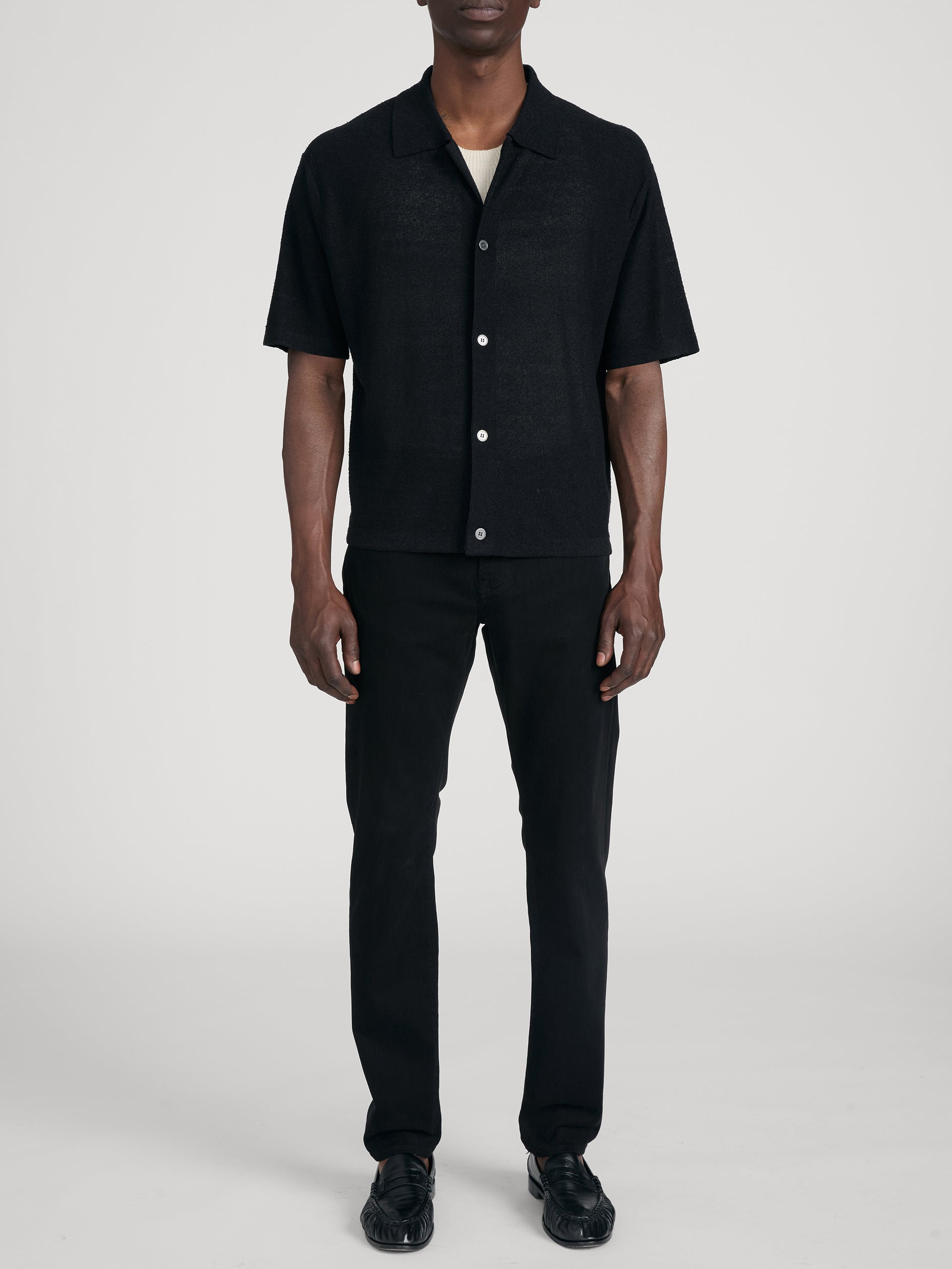 Jean on model front 