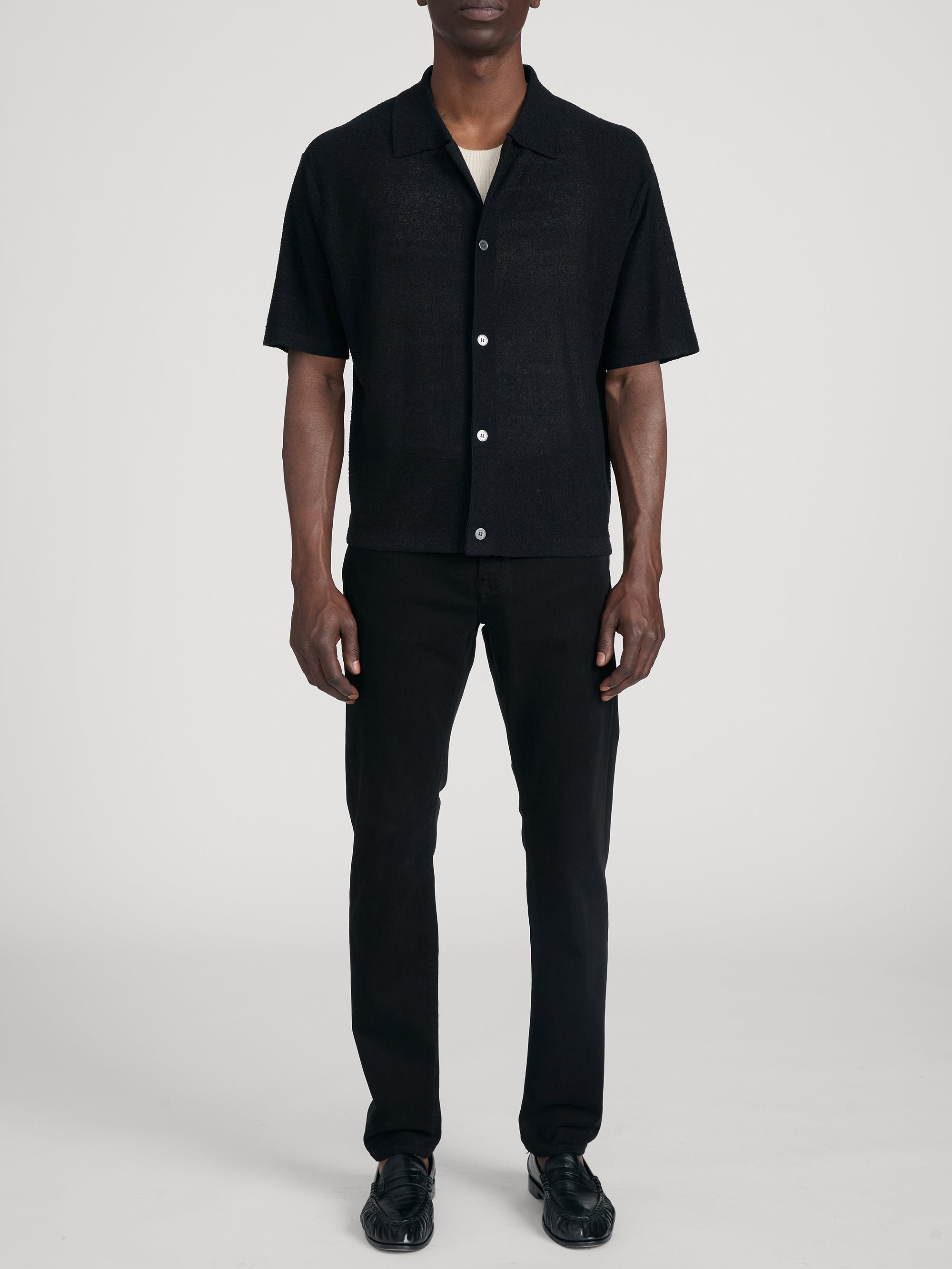 Jean on model front 