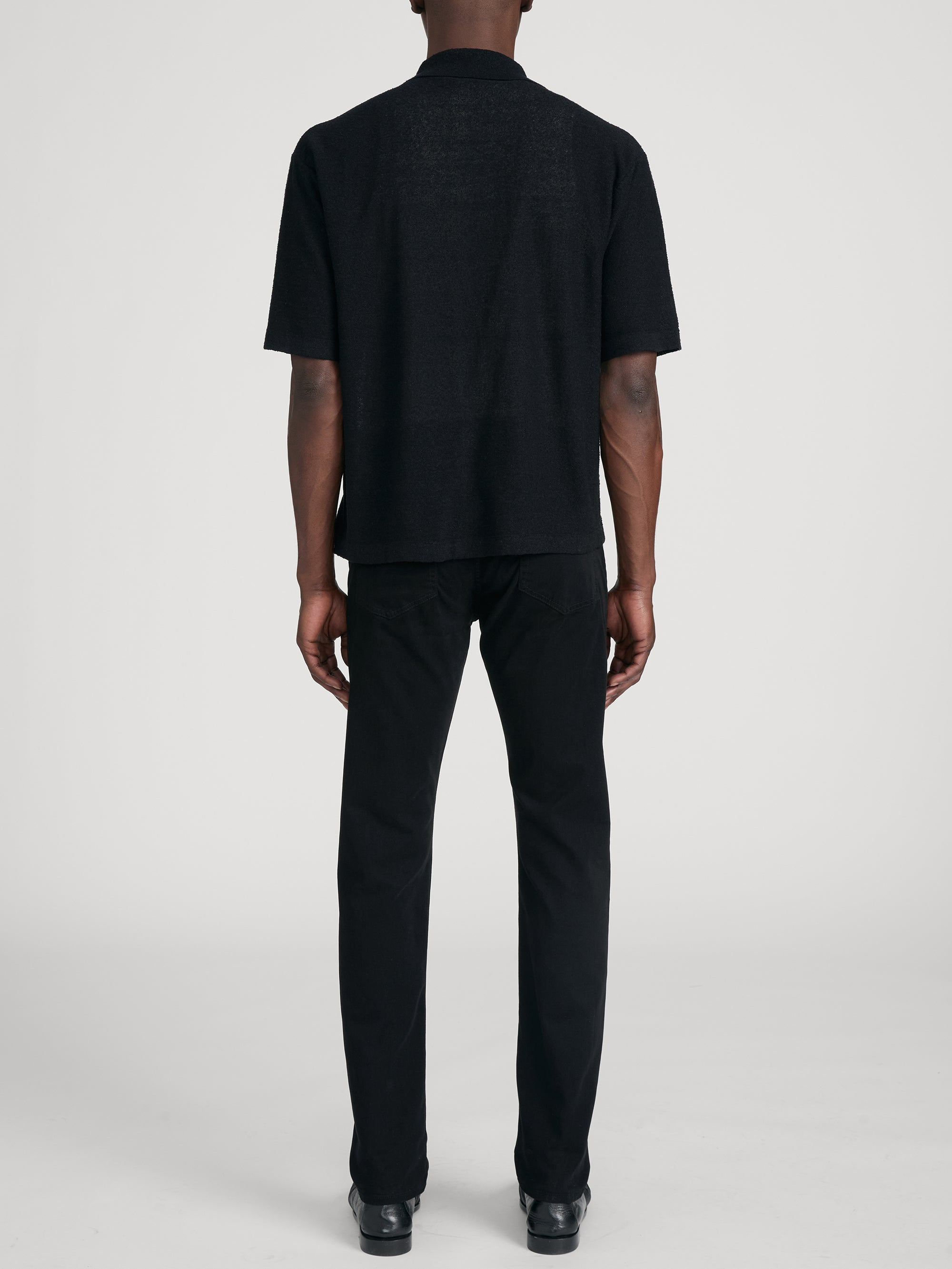 Jean on model back 