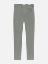 L'Homme Slim Brushed Twill -- Stone Grey