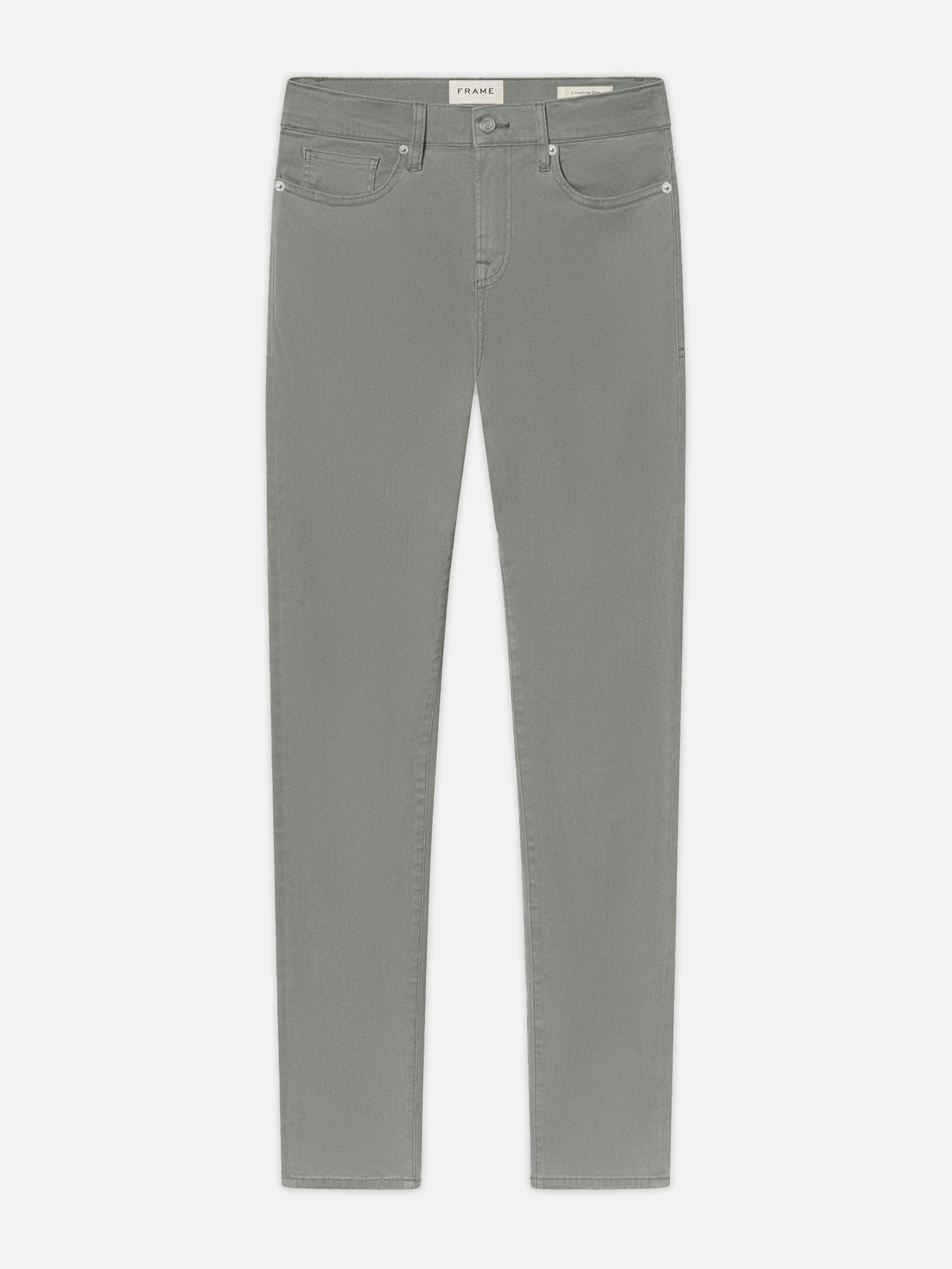 L'Homme Slim Brushed Twill