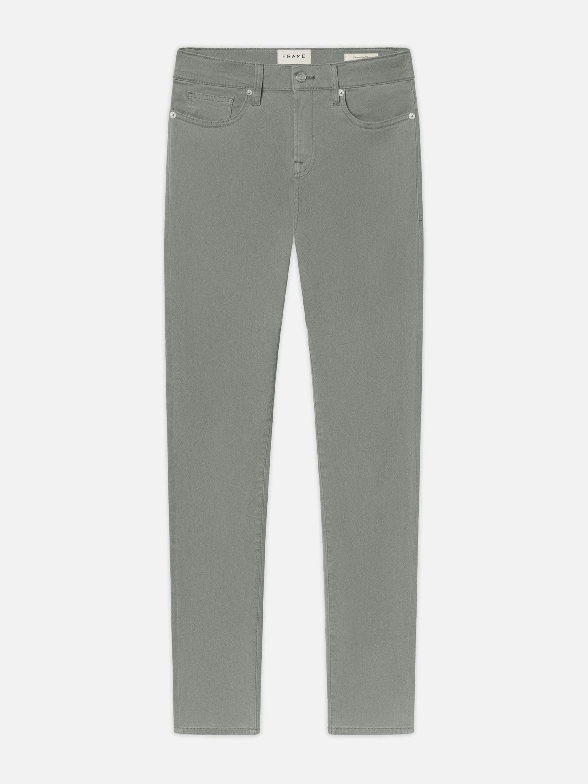 L'Homme Slim Brushed Twill