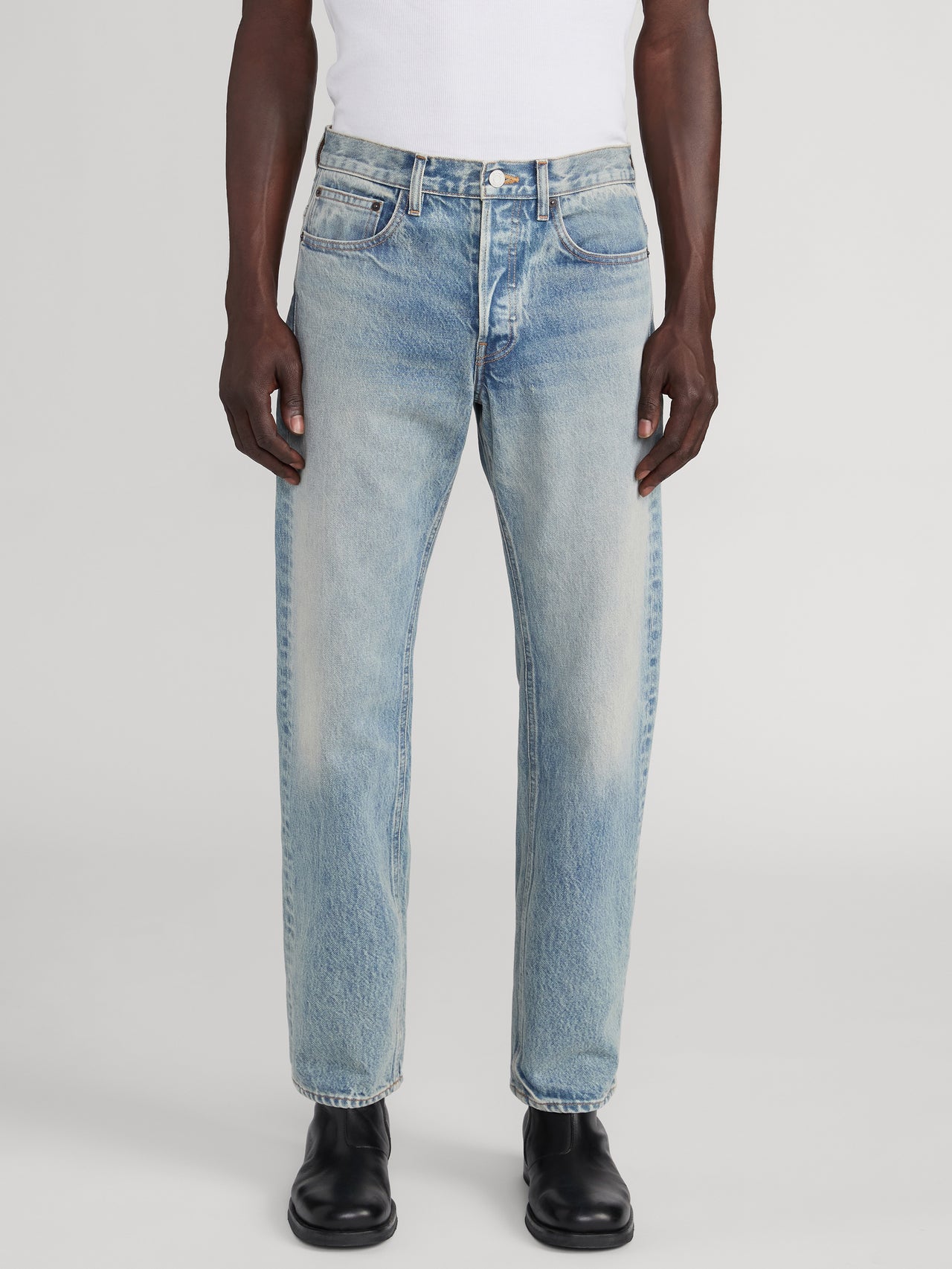 jeans full front view