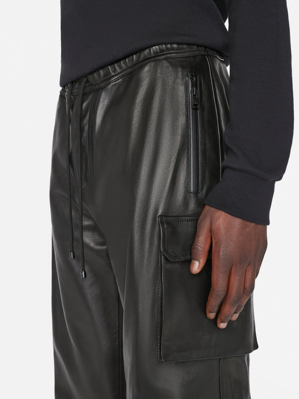 Cargo Leather Pant -- Noir – FRAME
