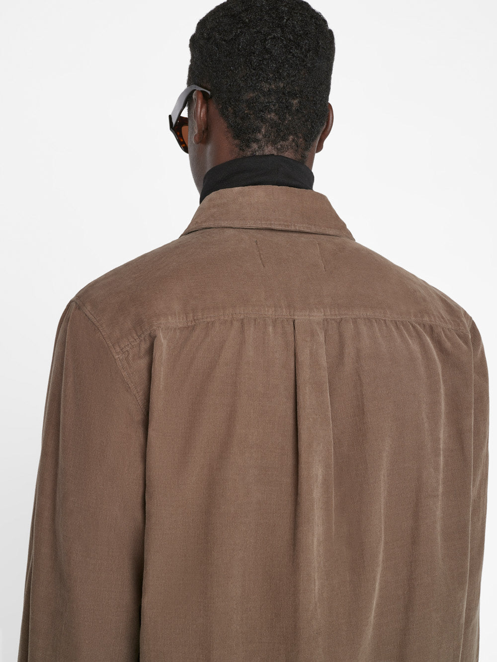 Double Pocket Micro Corduroy Shirt in Mocha – FRAME