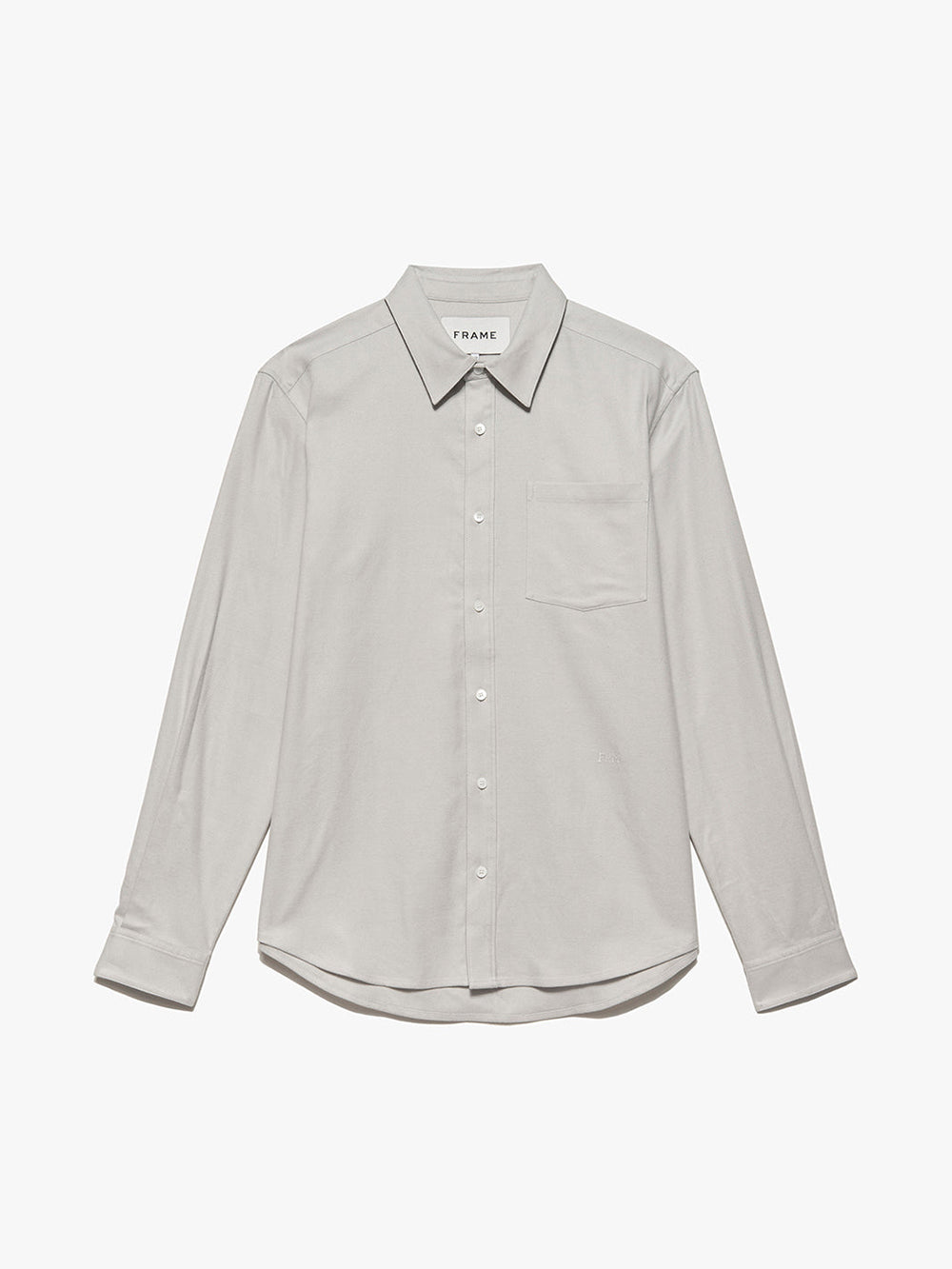 Brushed Cotton Shirt in Oatmeal – FRAME