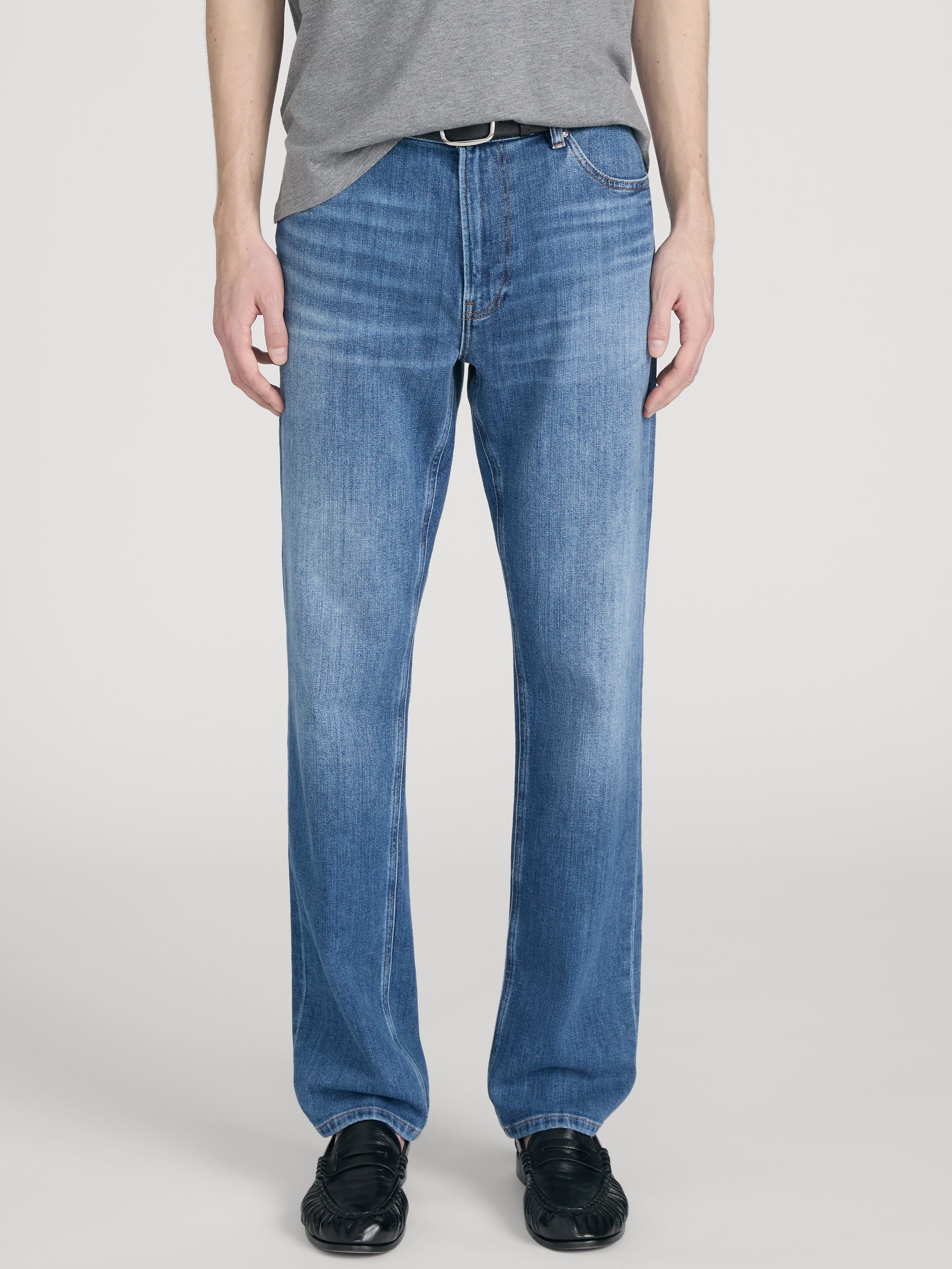Jeans on model Front crop 