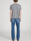 Jeans on model back 