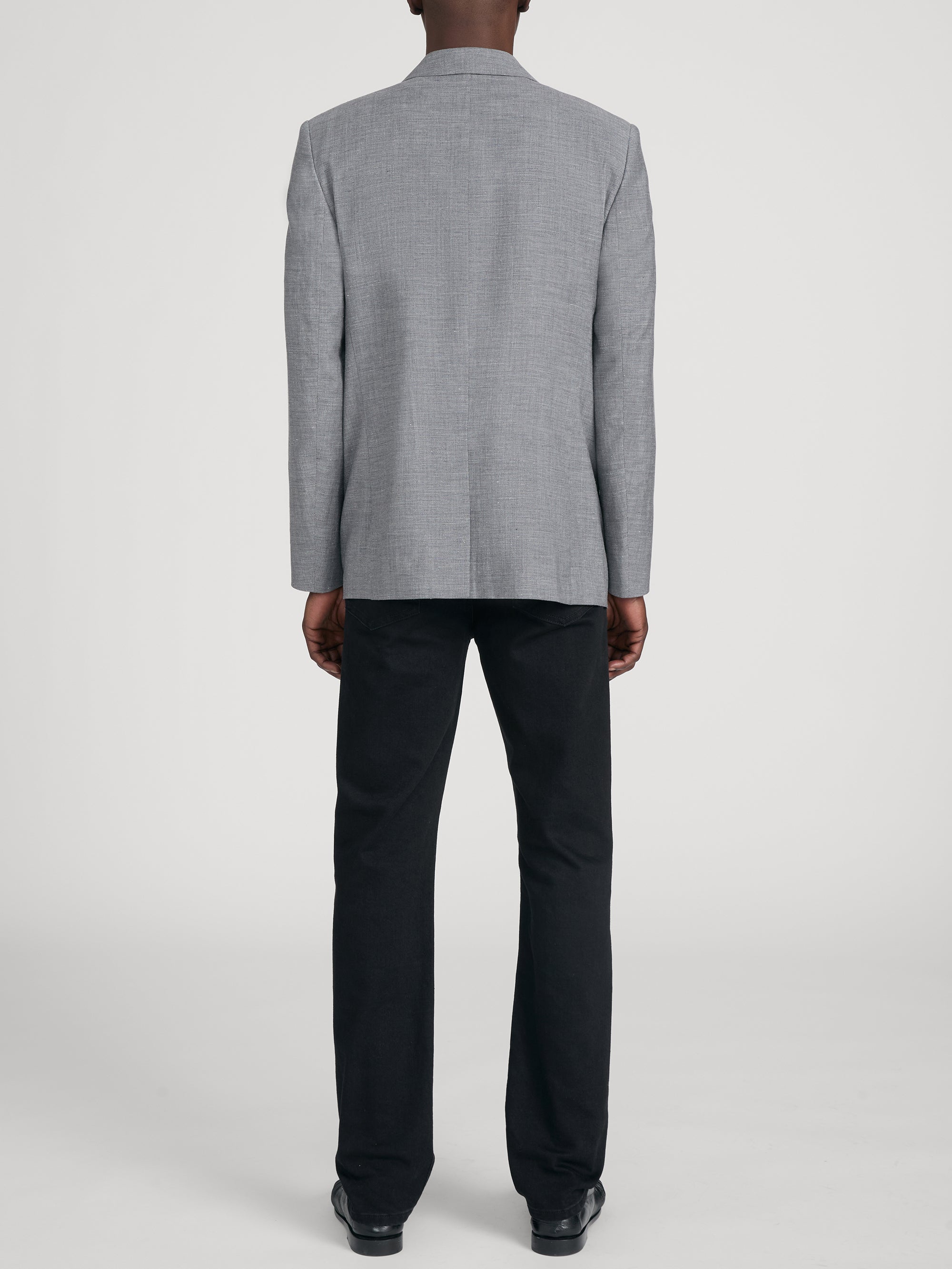 Jean on model back 