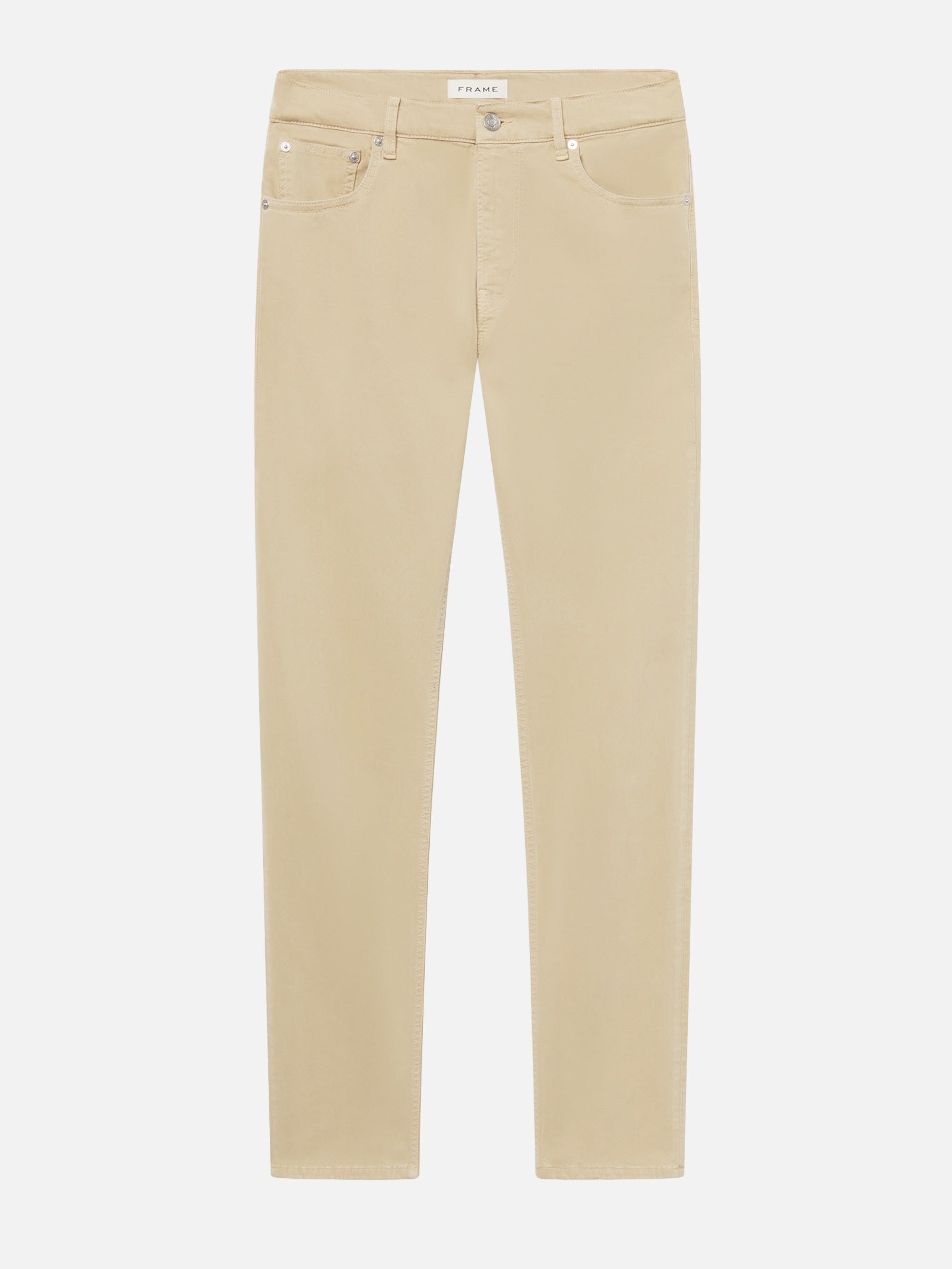 Modern Straight Brushed Twill -- Light Tan