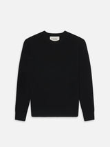 Cashmere Crewneck Sweater -- Noir