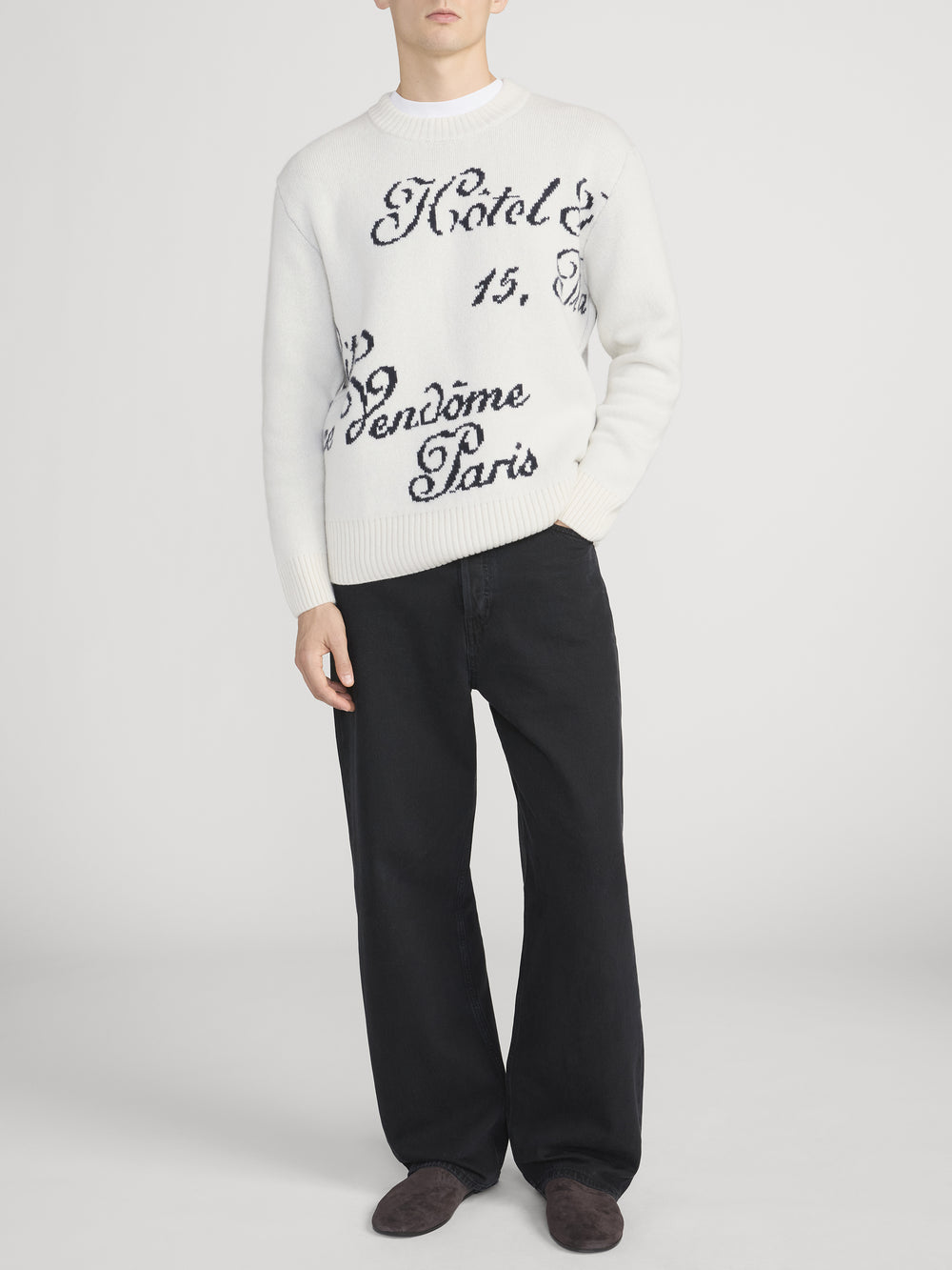 Ritz Sweater Front On Model 