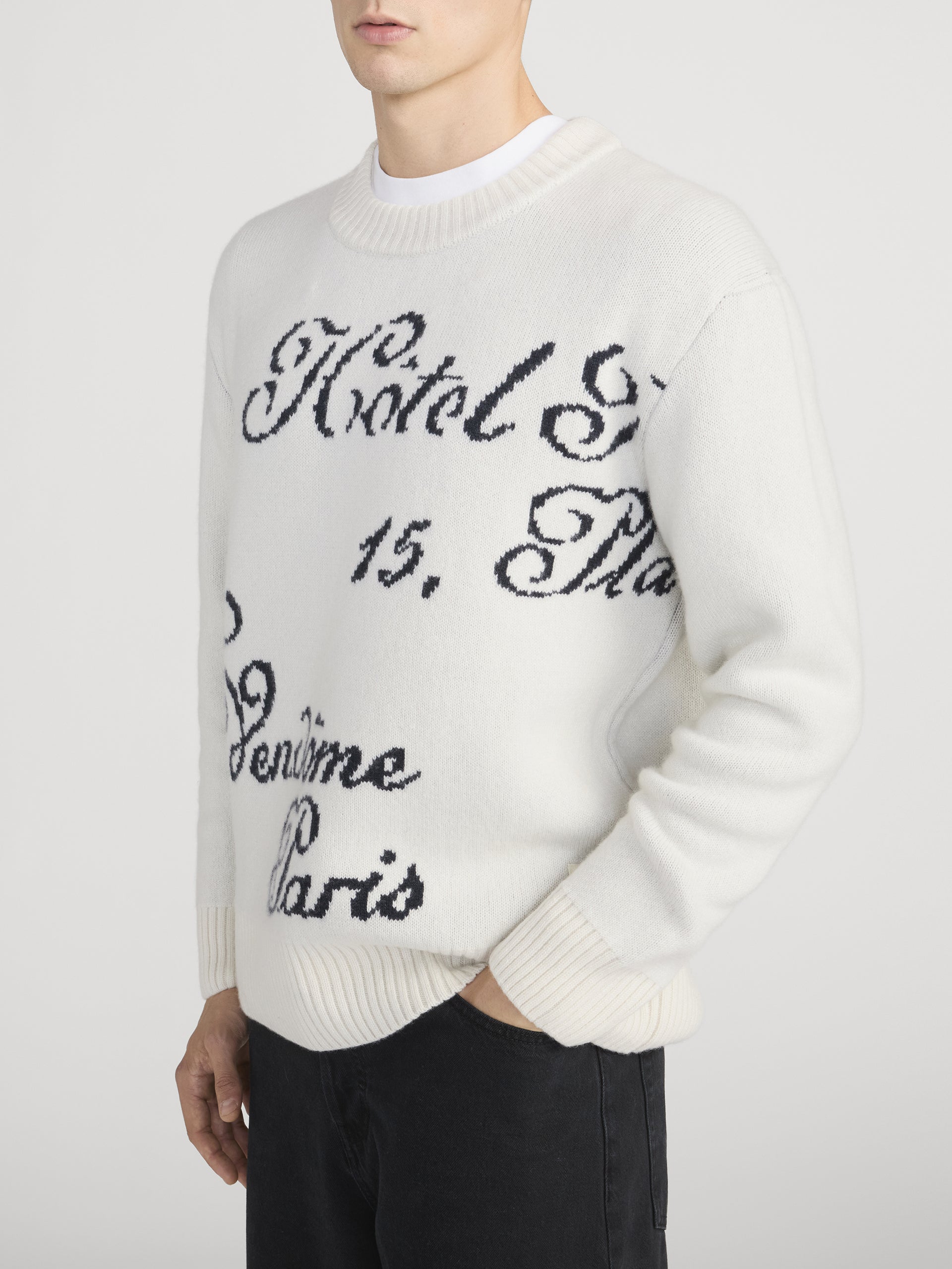 Ritz Sweater Side On Model 