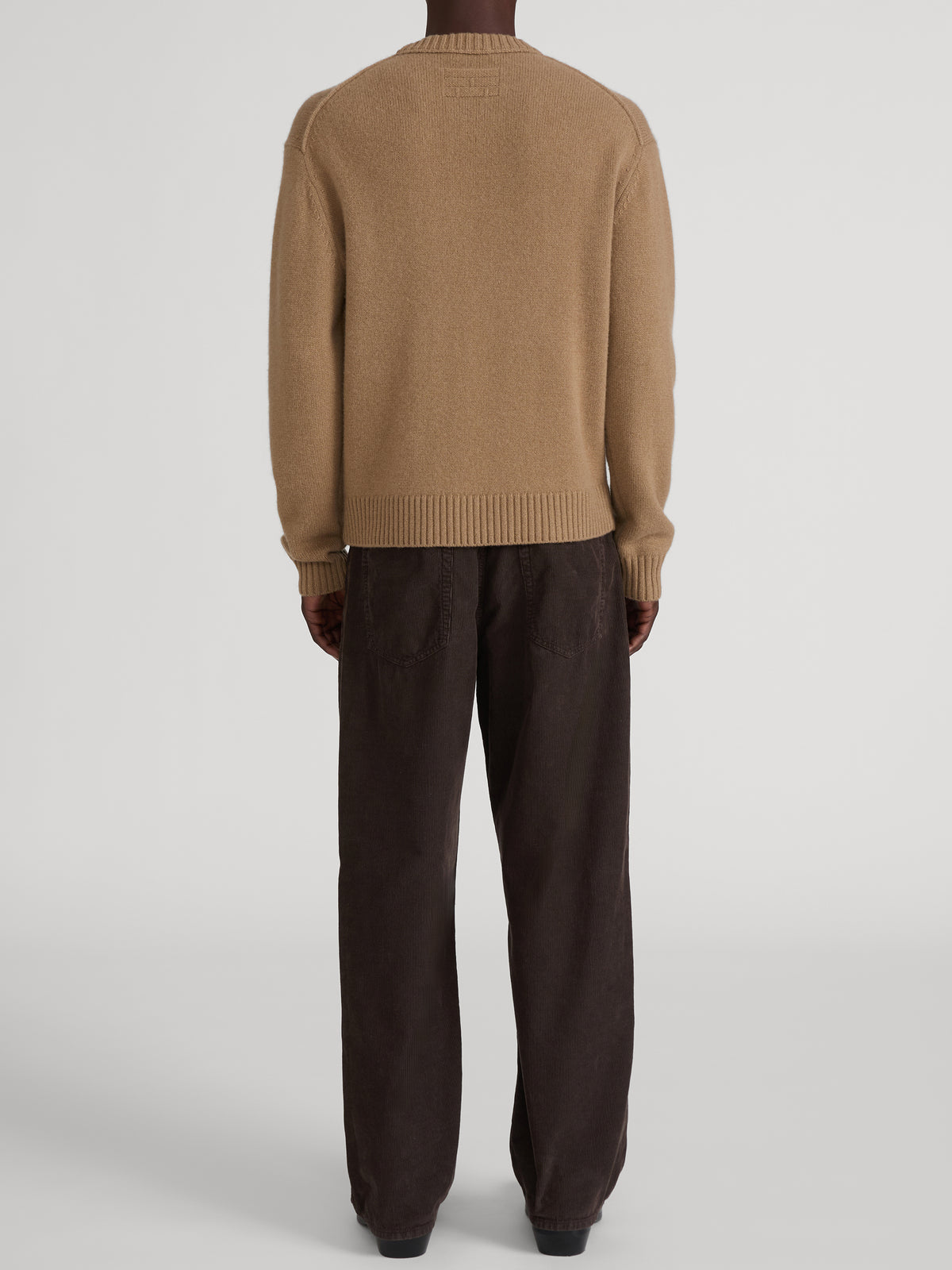 Cashmere Crewneck Sweater -- Camel