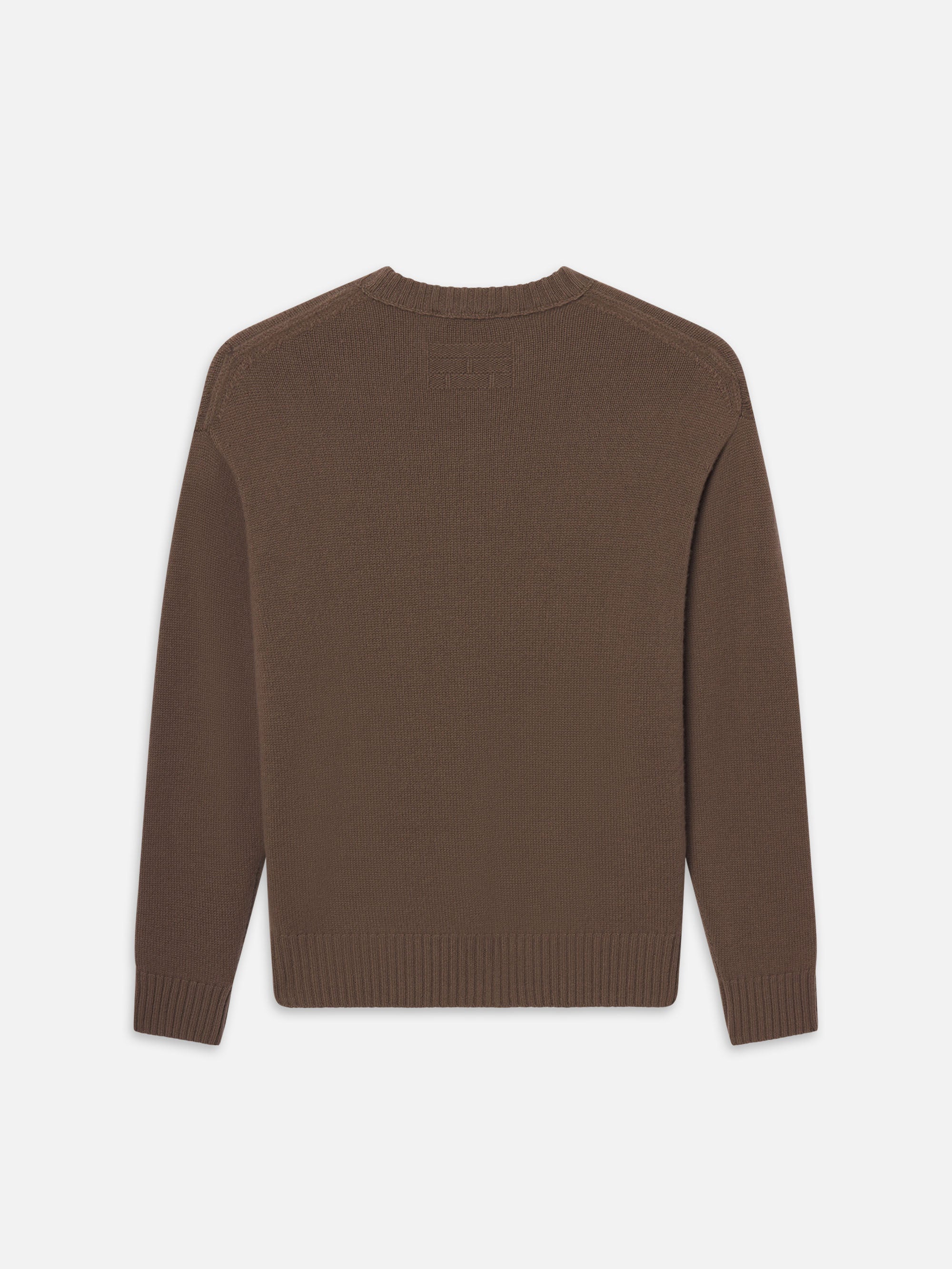CASHMERE CREWNECK SWEATER LATTE BROWN