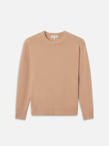 Cashmere Crewneck Sweater -- Pale Peach