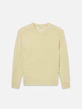 Cashmere Crewneck Sweater -- Pale Yellow