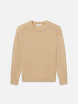Cashmere Crewneck Sweater -- Soft Peach
